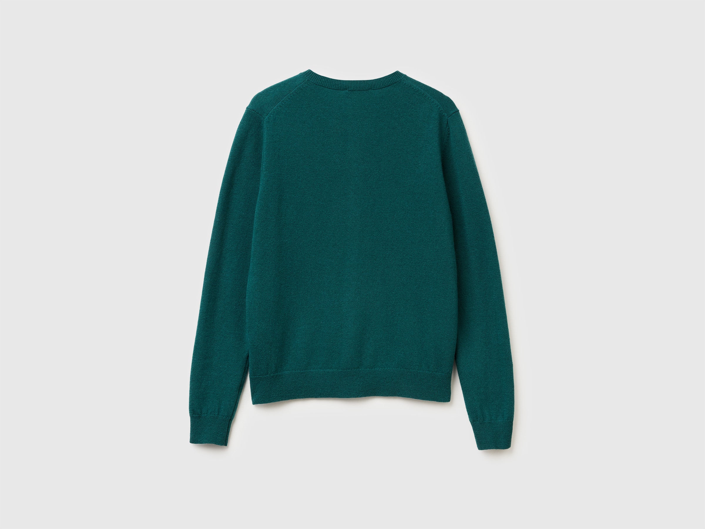 United Colors of Benetton Cardigan Verde Lana Merino Donna M
