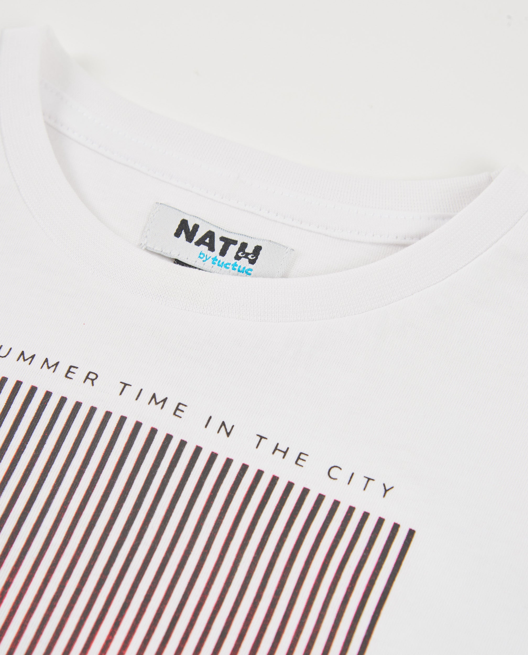 TucTuc Magliette t-shirt bambino bianca stampa città