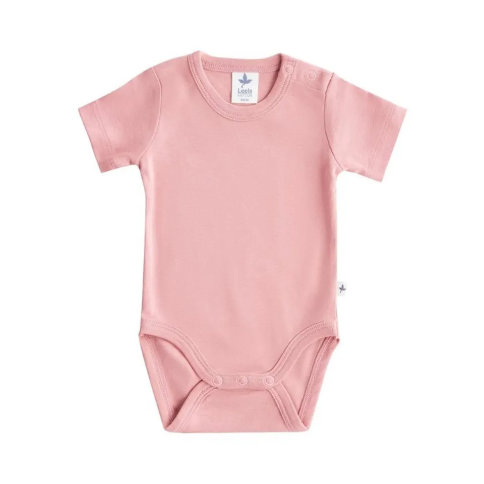 Leela Cotton Body Rosa Cotone Bio 3-6 Mesi