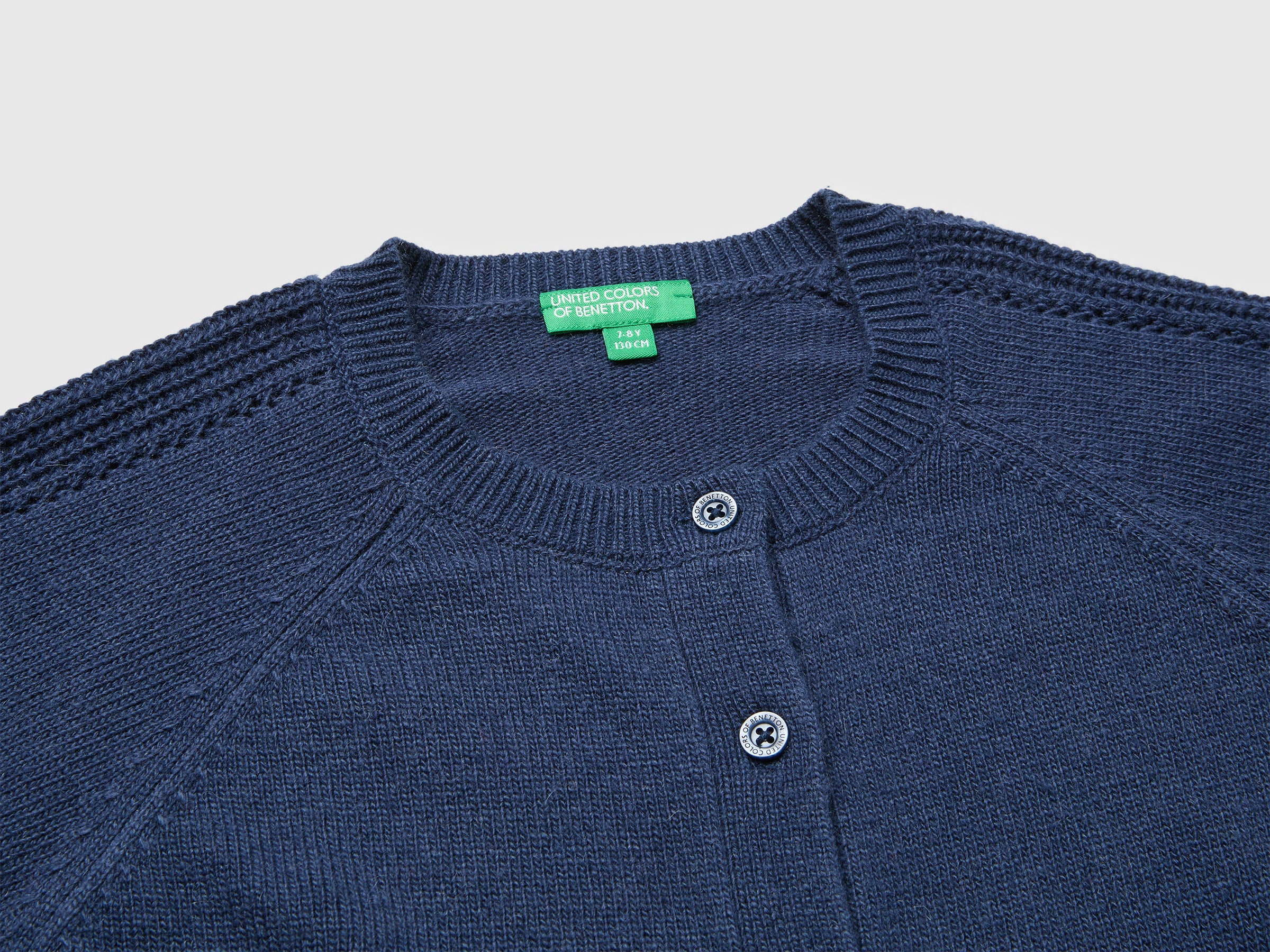United Colors of Benetton Cardigan Misto Lana Bottoni Donna