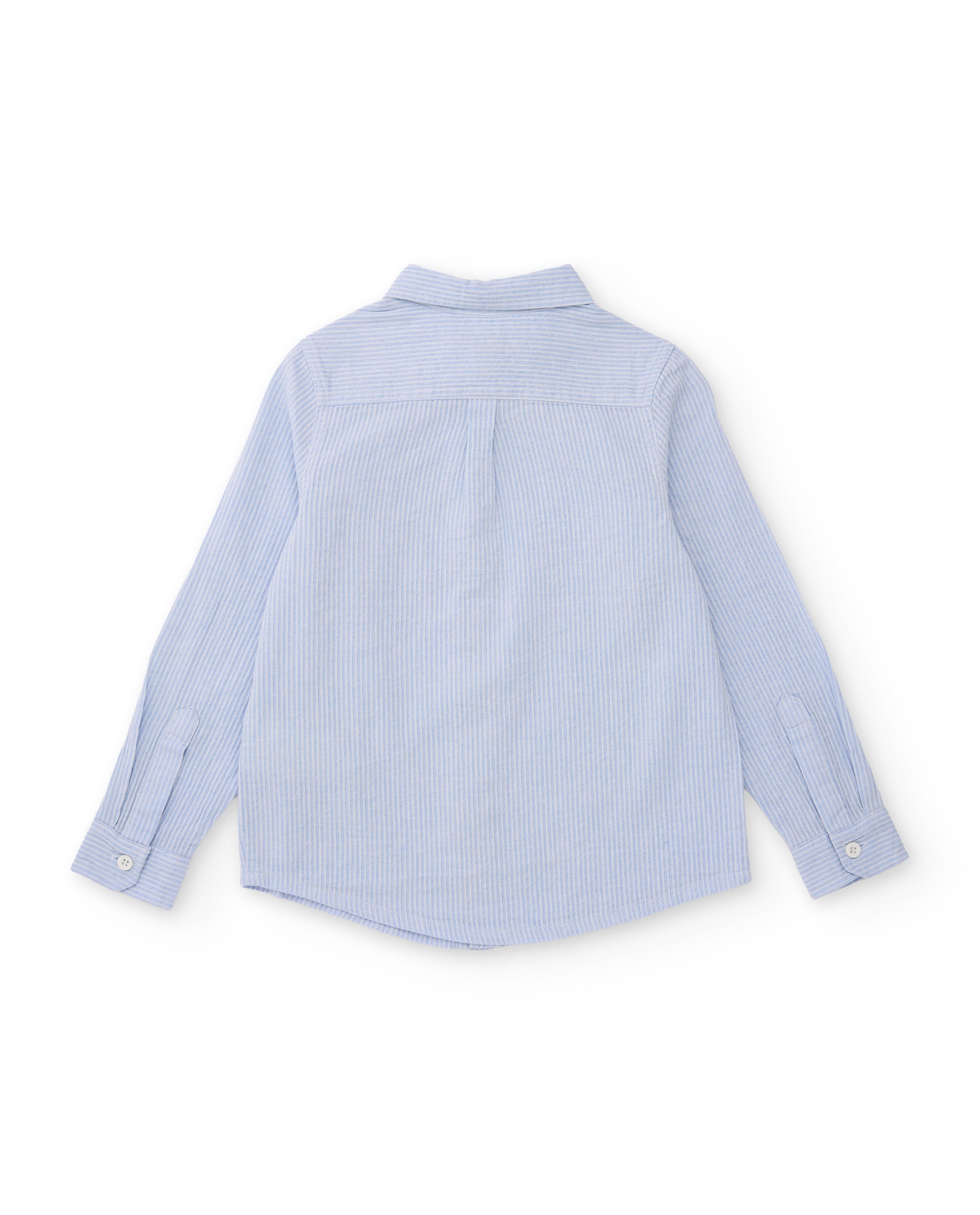 TucTuc Camicette Righe camicia bambino azzurro cotone