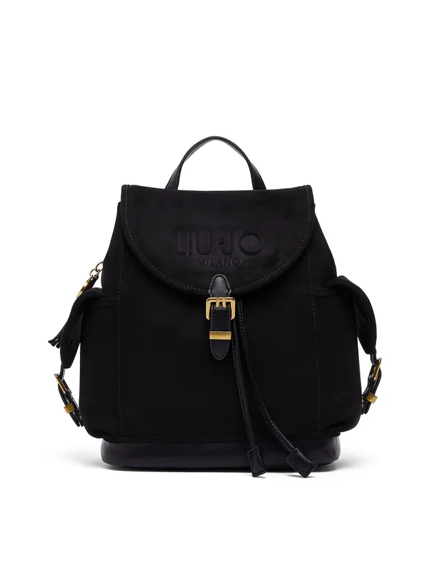 Liu Jo Zaini Zaino 22222 Microfibra T_U_ Nero Medio