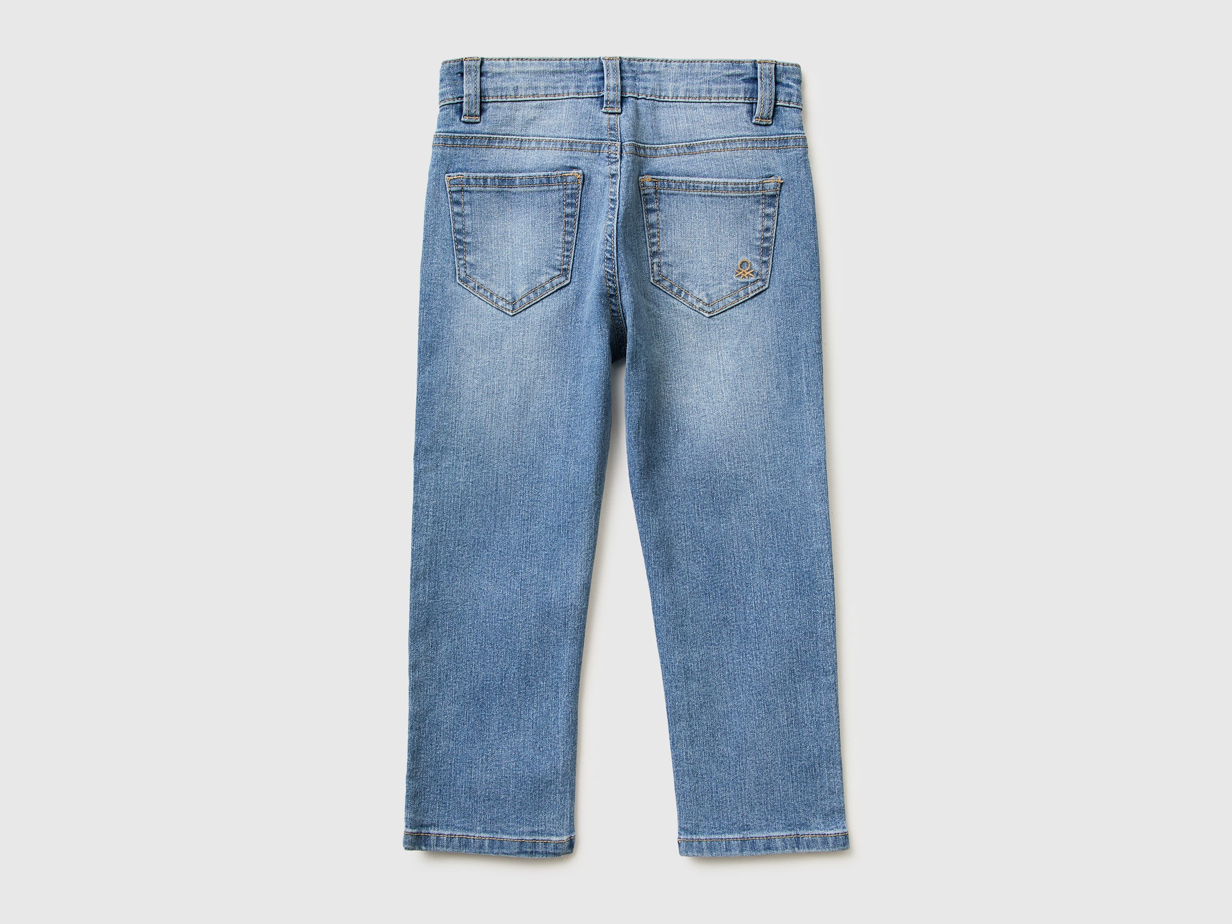 United Colors of Benetton jeans slim bambino effetto usato