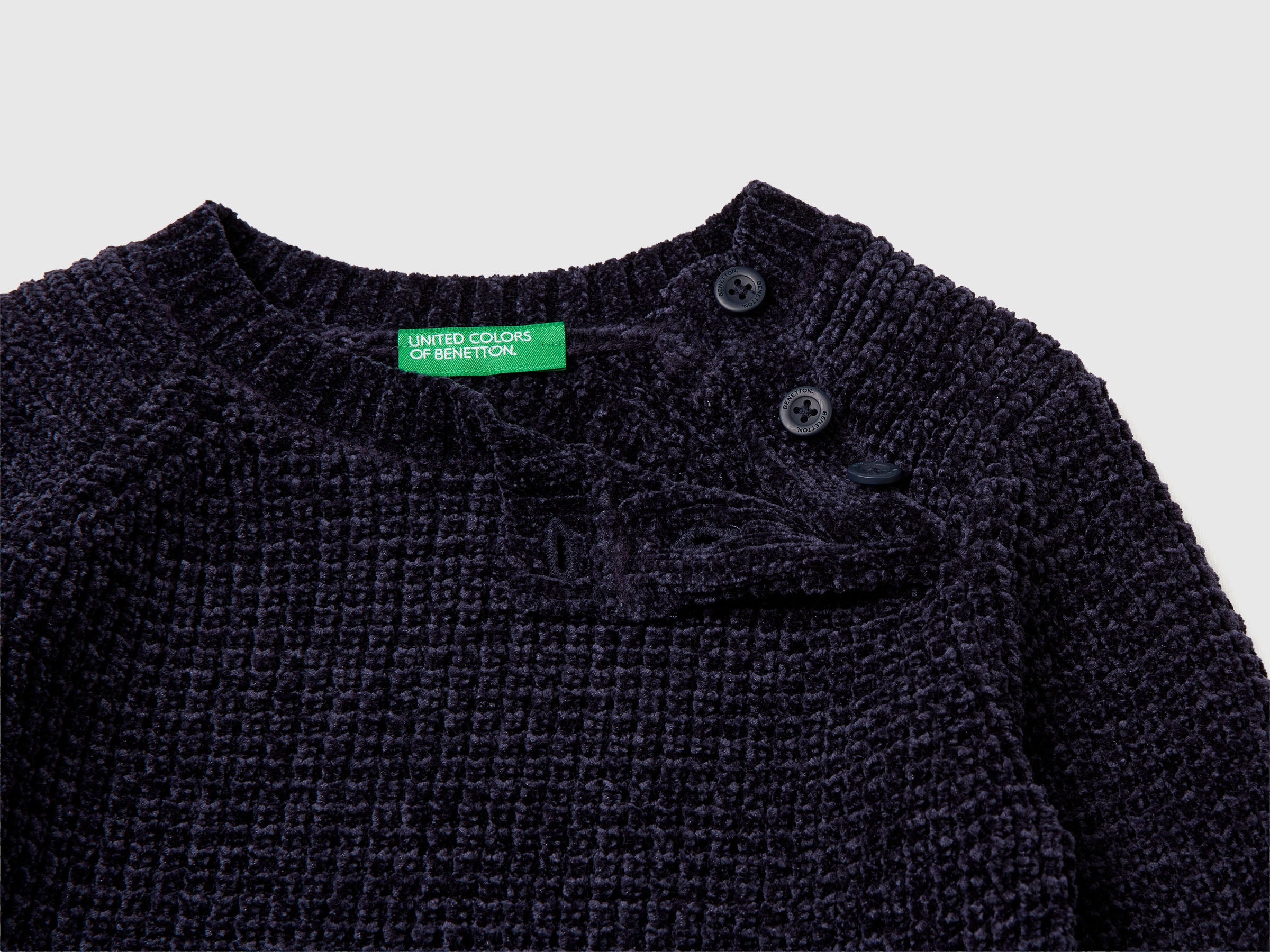 United Colors of Benetton maglione ciniglia 104 girocollo