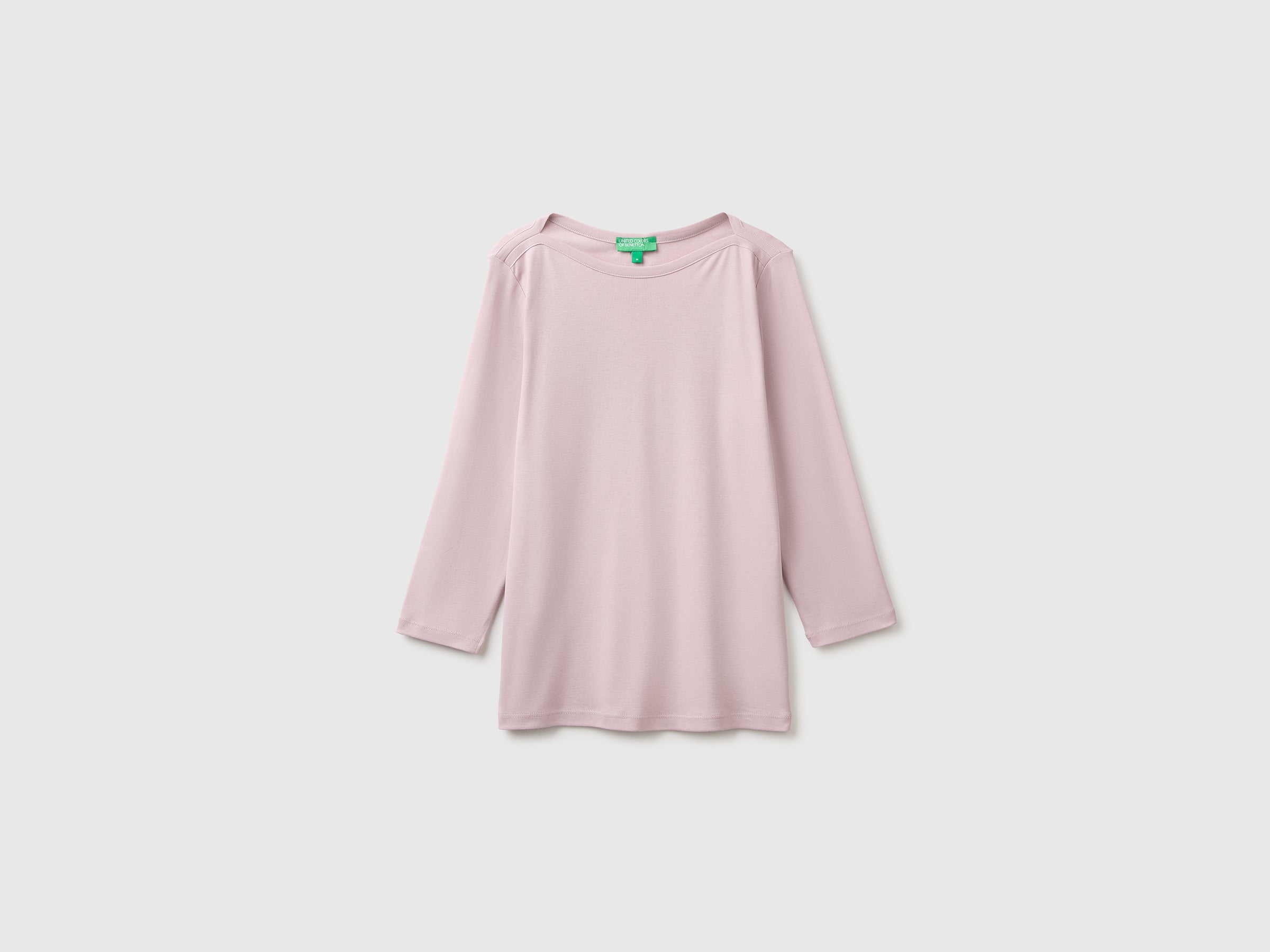 Benetton T-Shirts and Tops maglietta scollo barca cotone XS