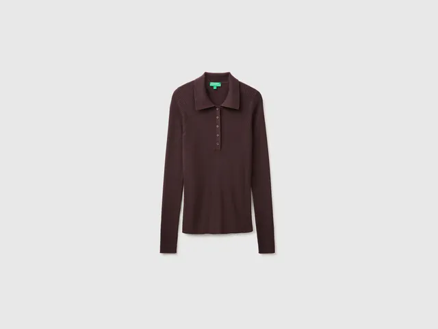 United Colors of Benetton Polo Maglione lana seta leggero