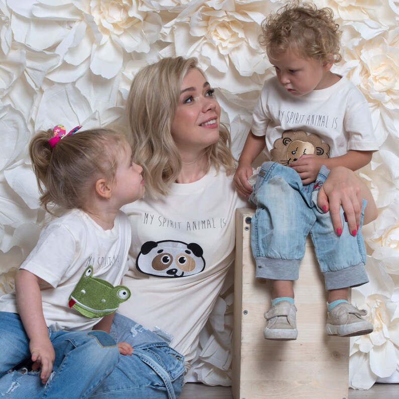 Pamboo Funny T-shirts t-shirt bimbo cotone bio con 8 animali