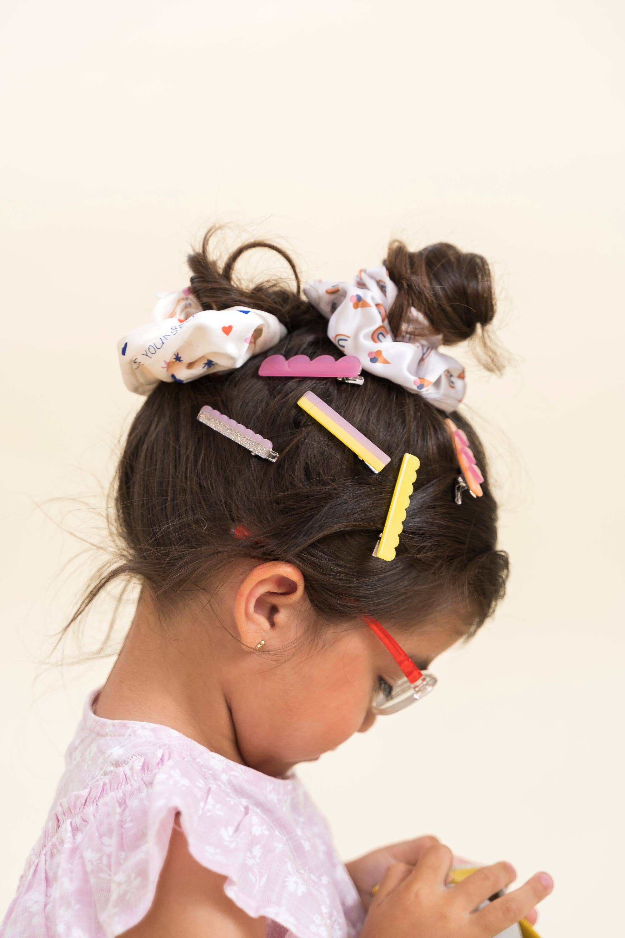Cotton Cloud Retro mollette capelli acetato bambina