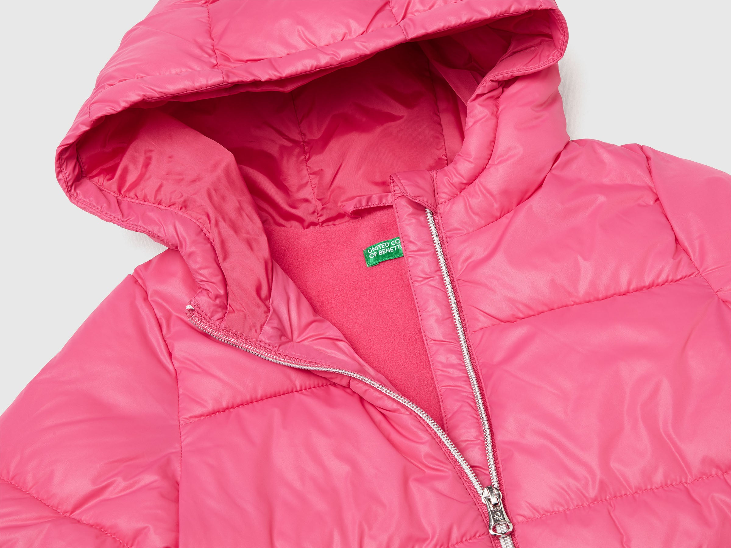 United Colors of Benetton Giacca Piumino Nylon 82 cappuccio