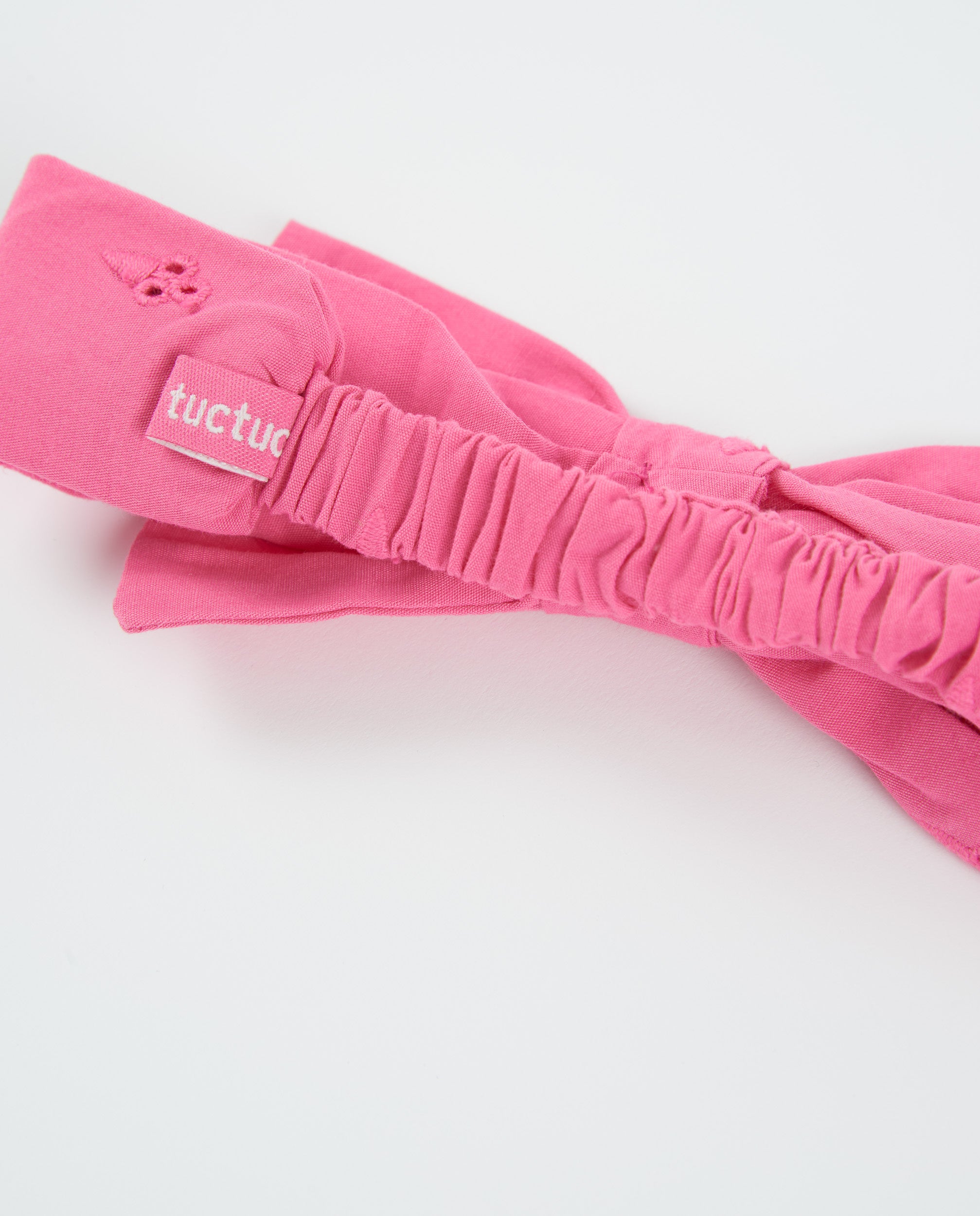 TucTuc Accessori fascia neonata jersey rosa U