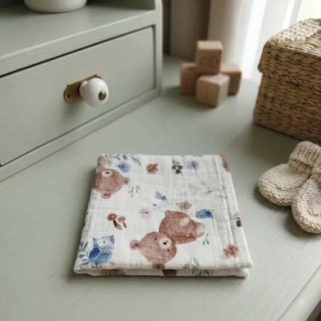 Petite Citrouille Les Essentiels Basile mussola cotone 60x60