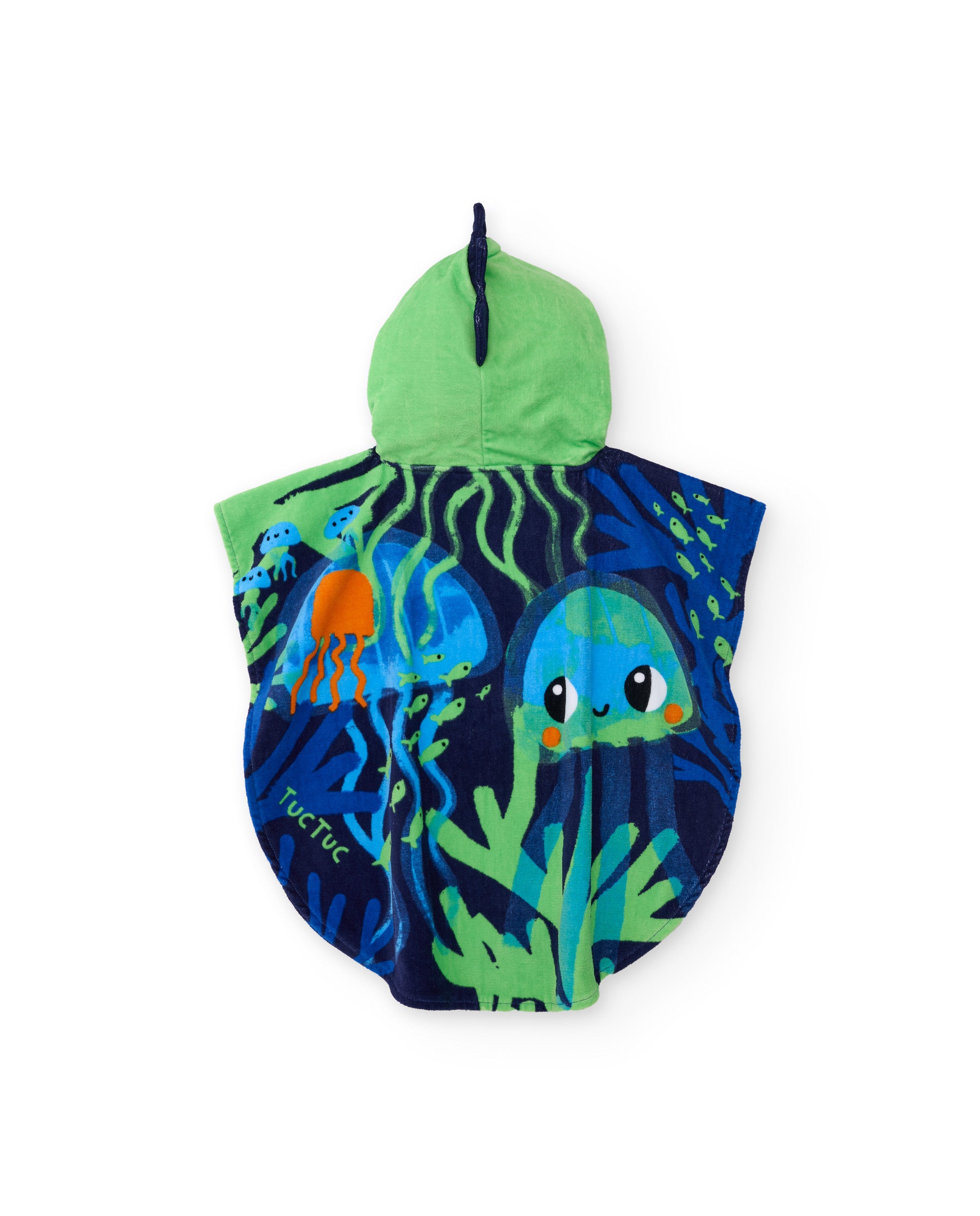 TucTuc Asciugamani Poncho Bambino Navy U Fantasia Marina