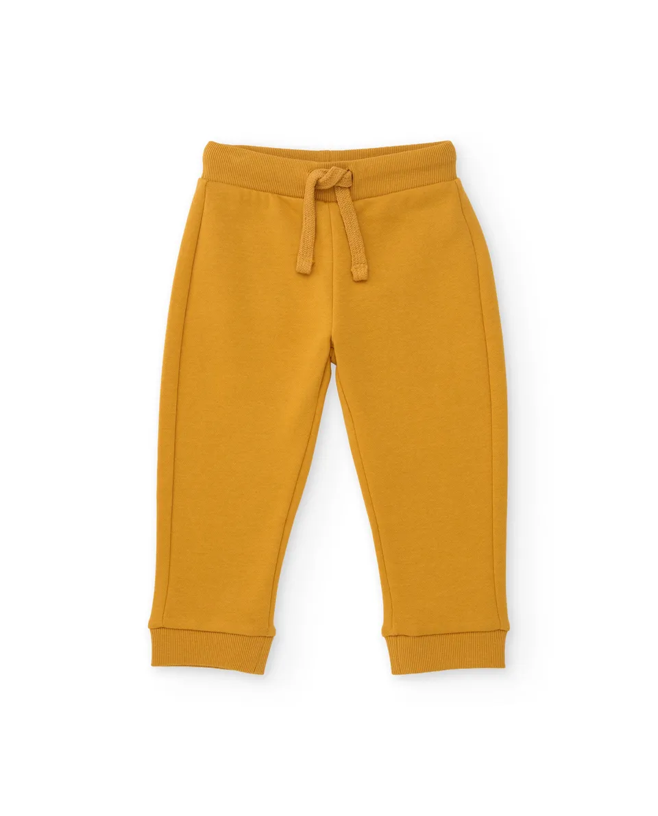 TucTuc Pantaloni senape pantaloni felpa bambino 4A
