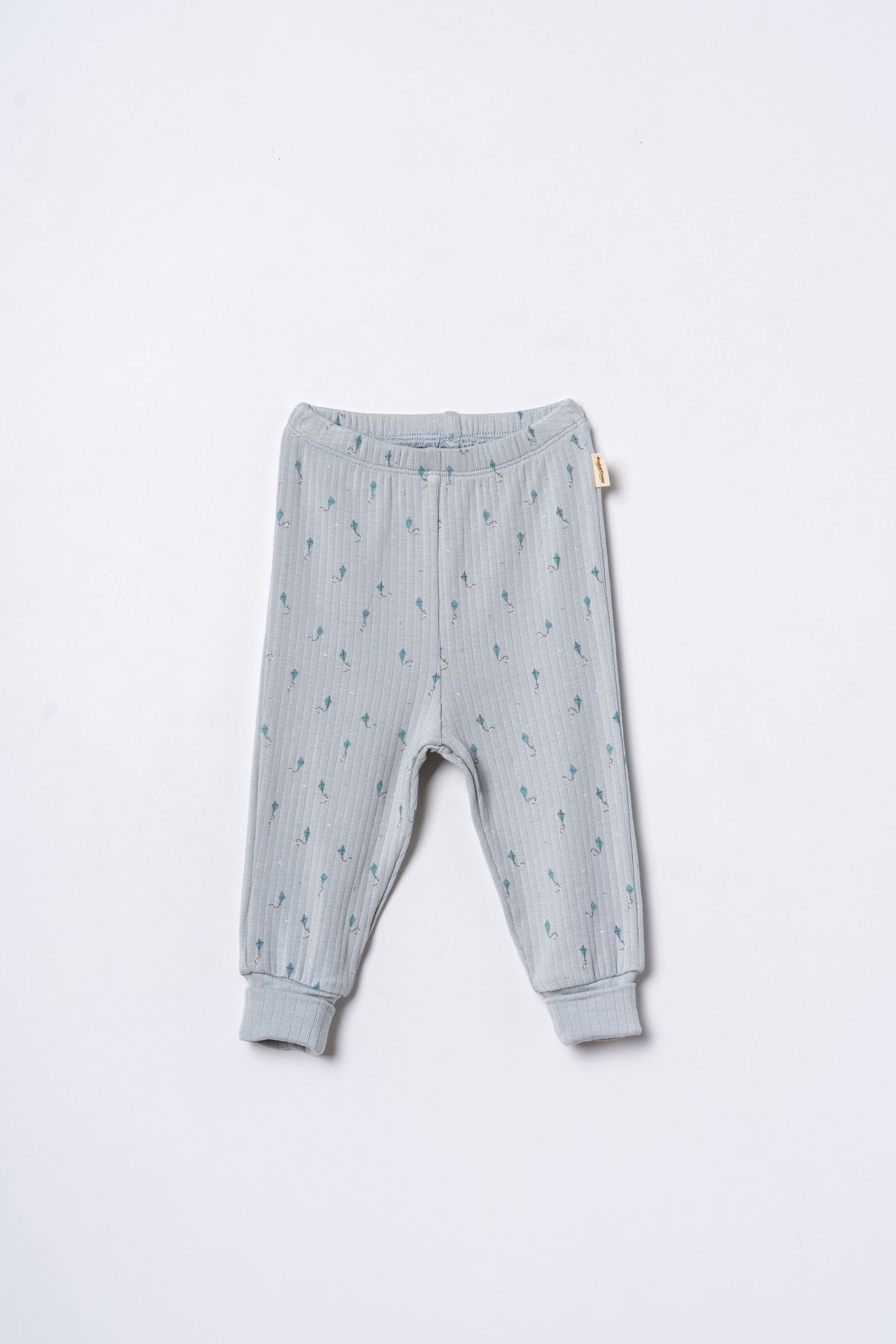 Kocarcia Babycosy Set 2 pantaloni modal azzurro neonato