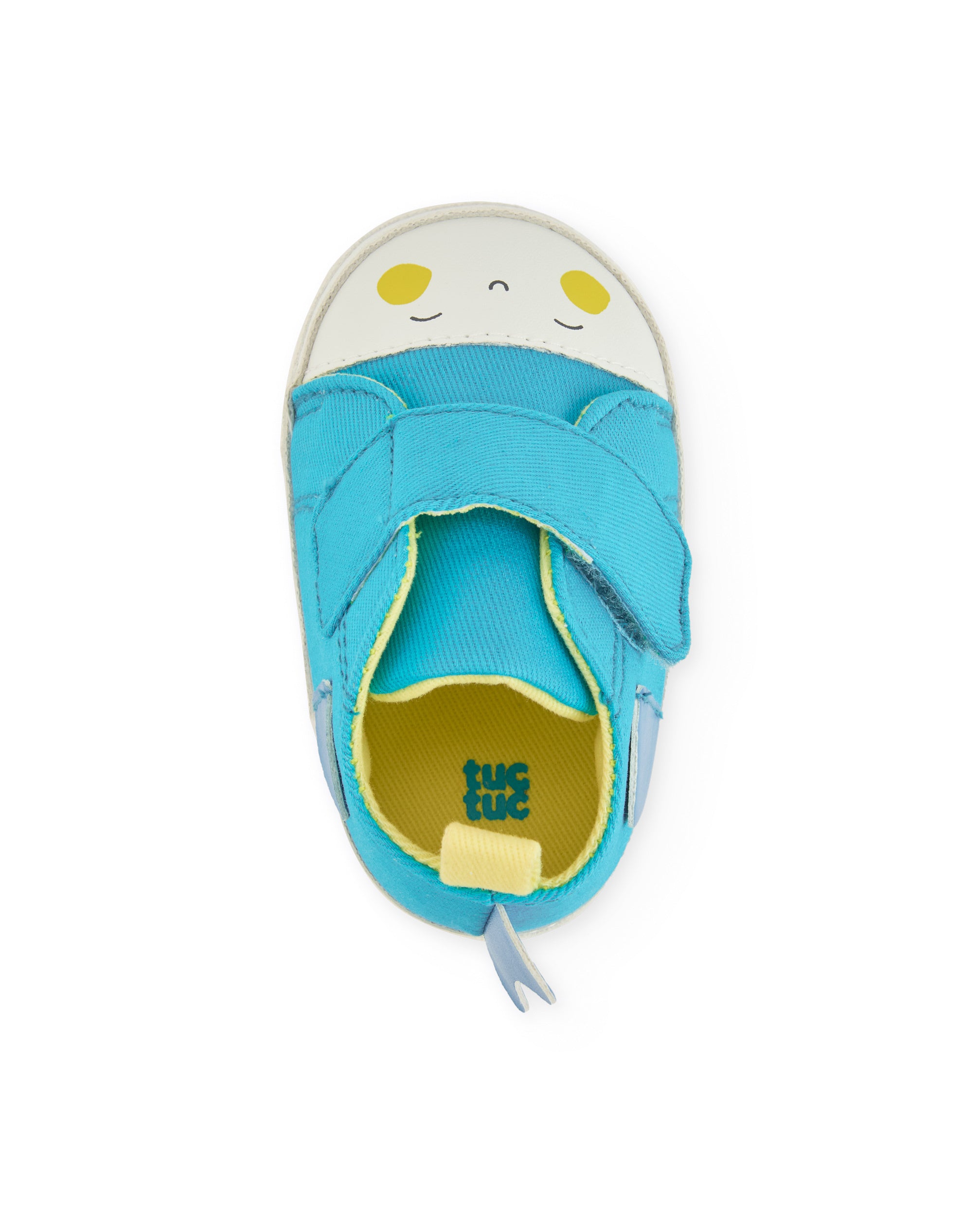TucTuc Calzature scarpine neonato pesce blu velcro