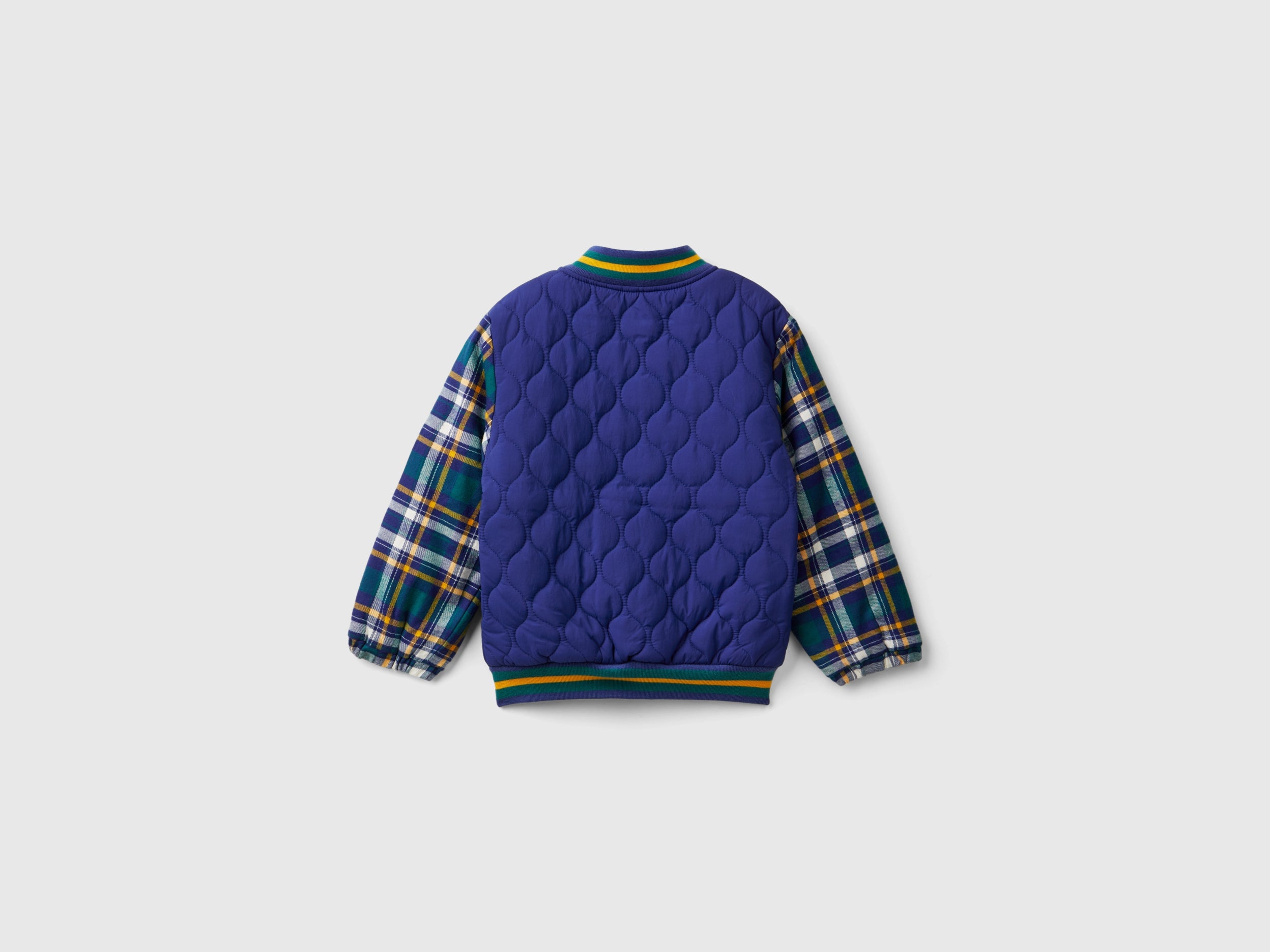 United Colors of Benetton bomber bambino trapuntato tartan