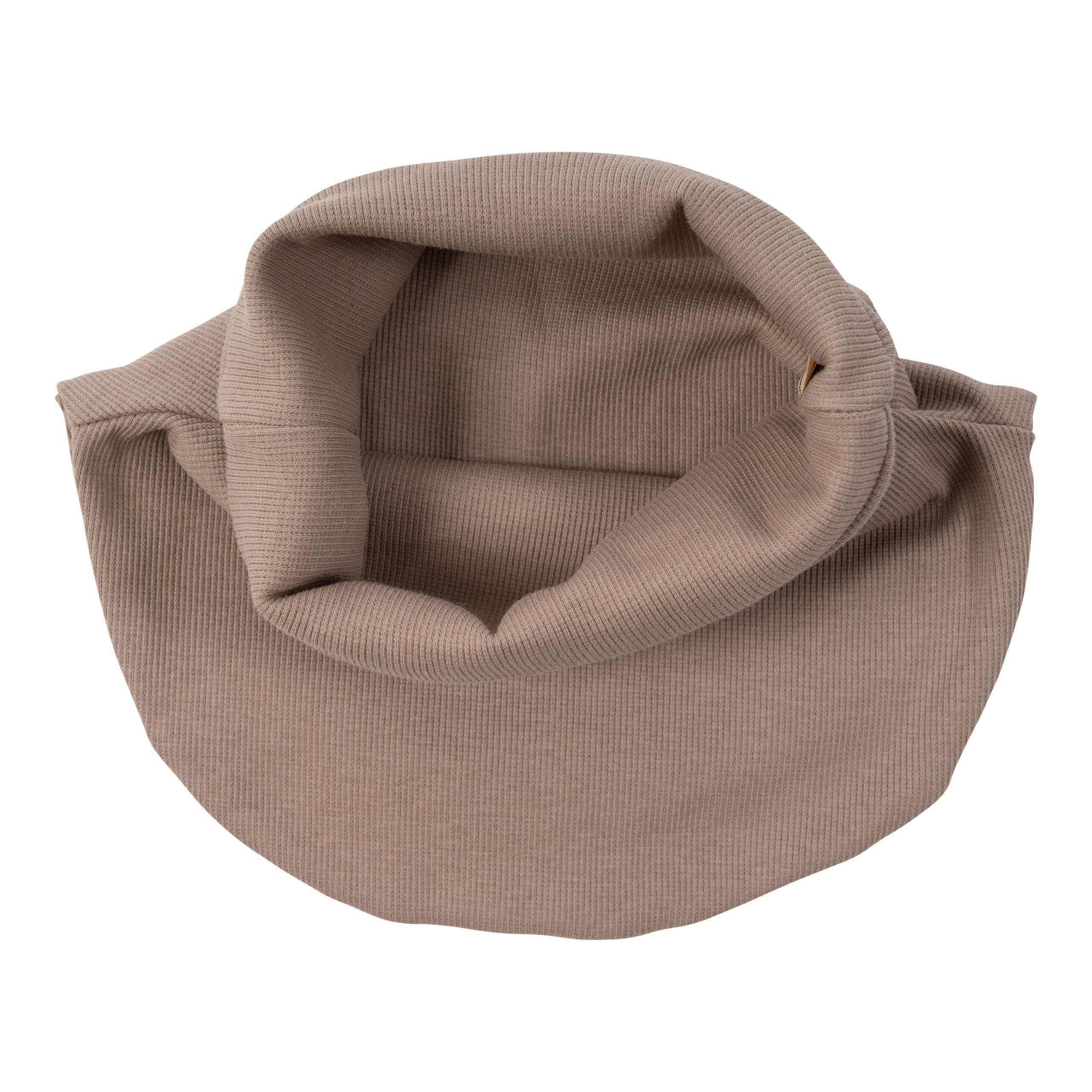 Woolly Organic Tube Scarf 2x1 Rib SS26 scaldacollo neonato cotone