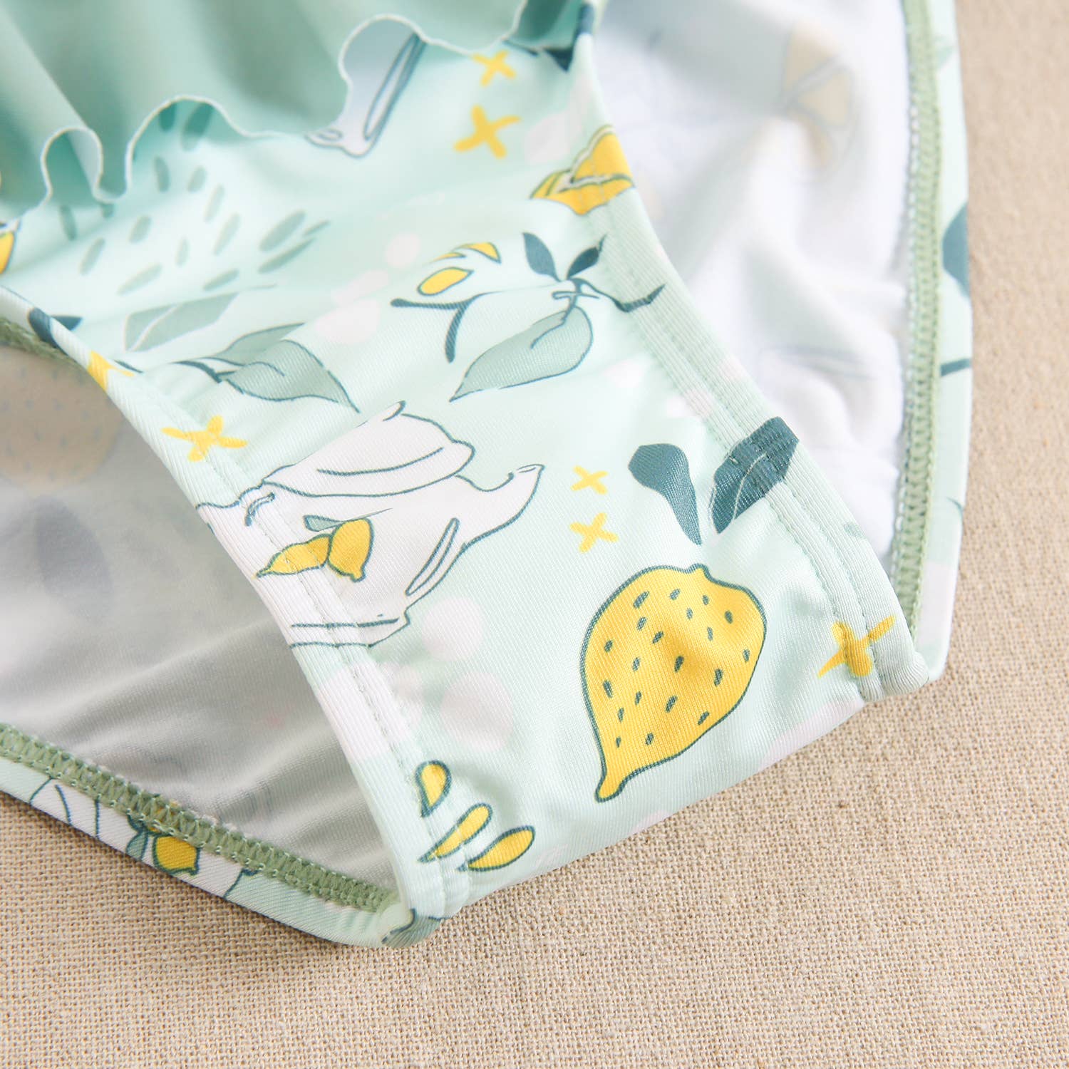 Dadati Bikini Limone costume mare bambina 6 anni stampa limoni