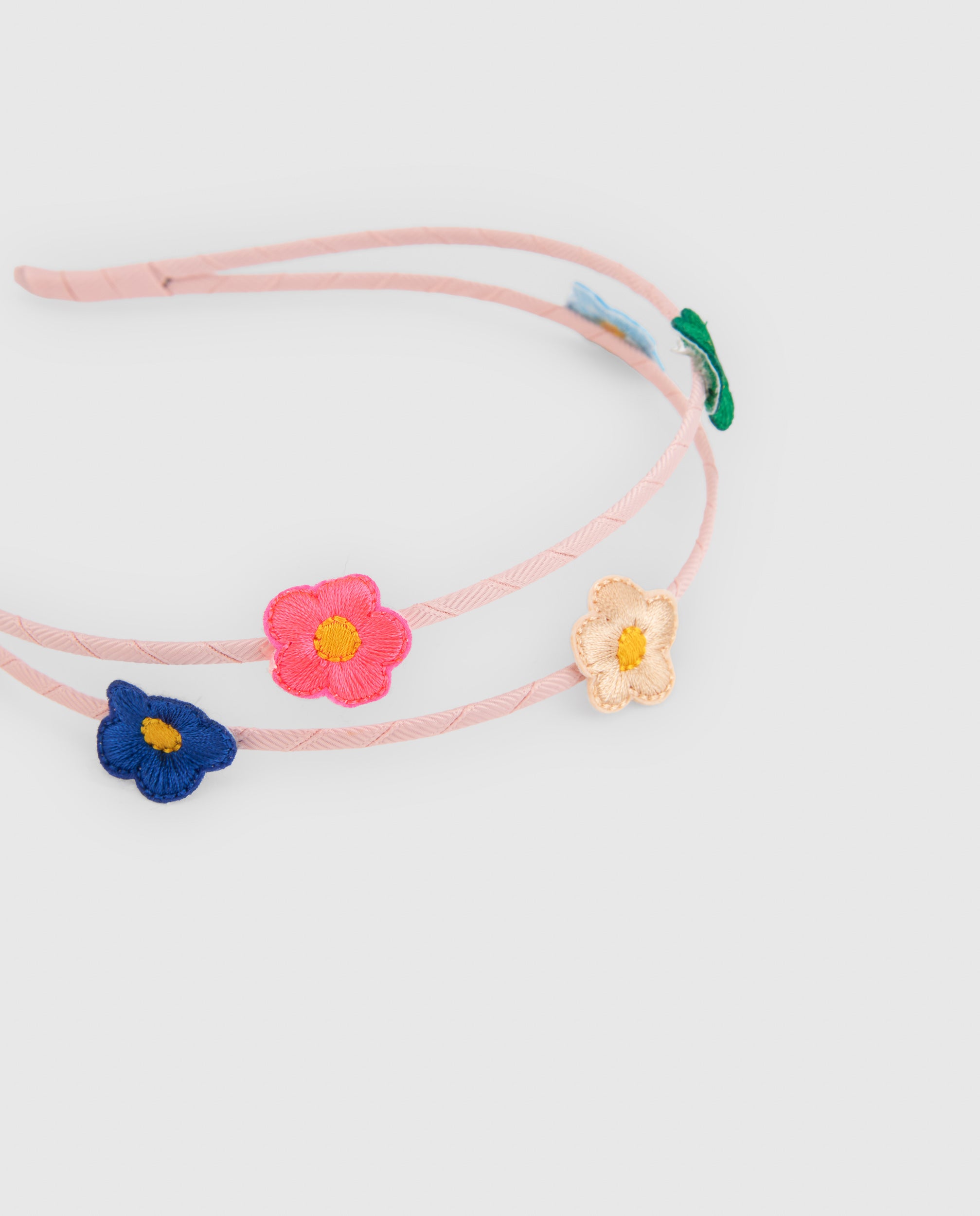 TucTuc Accessori fascia capelli bambina fiori rosa