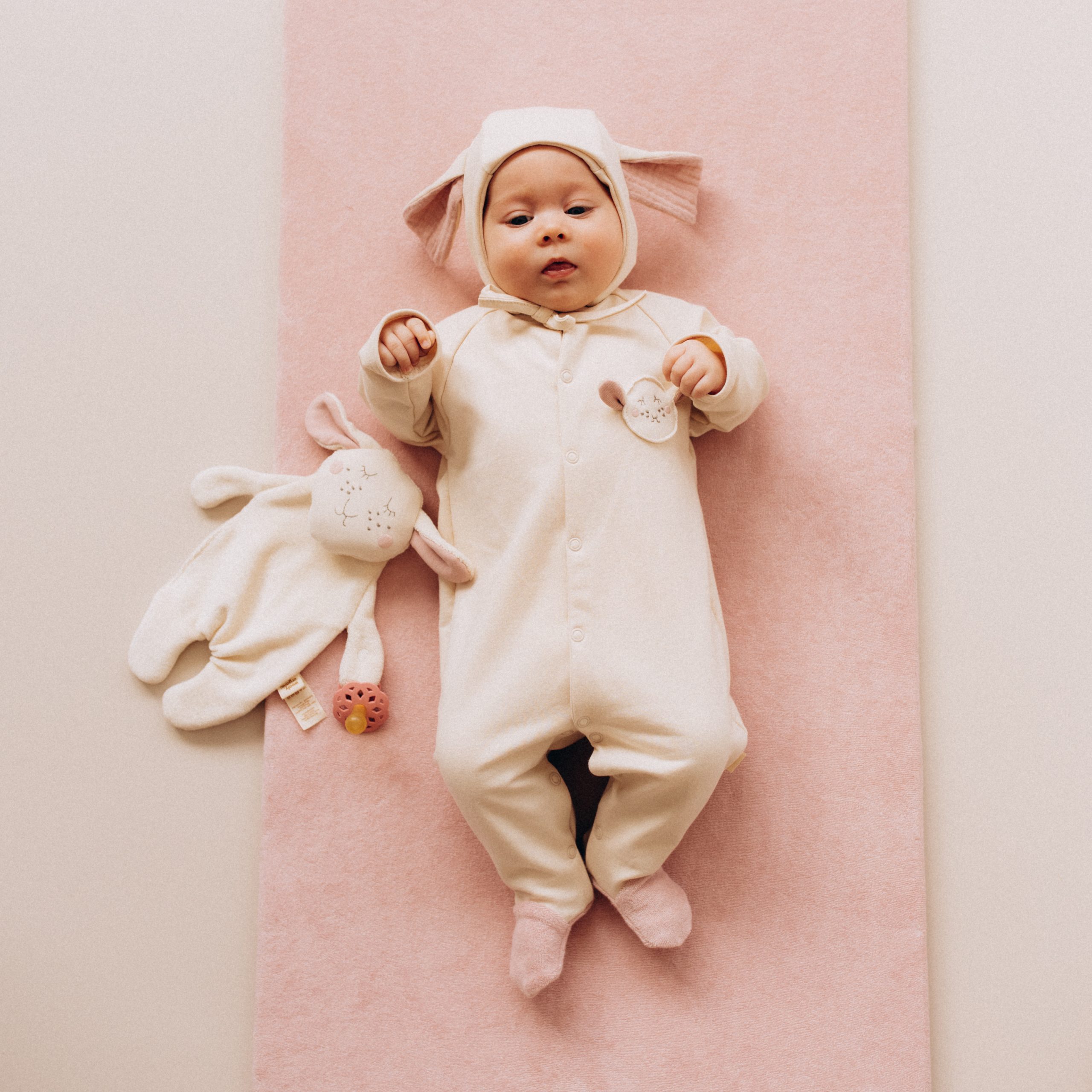 Woolly Organic French Terry Sleepsuit tutina piedini cotone bio