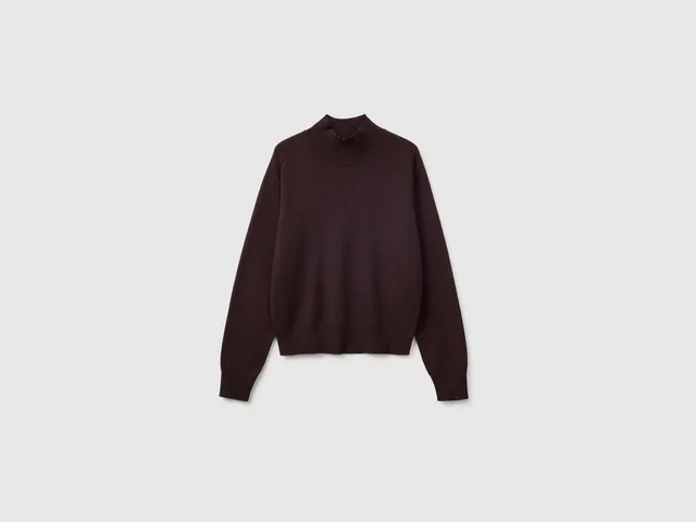 United Colors of Benetton Sweaters maglione dolcevita misto cashmere