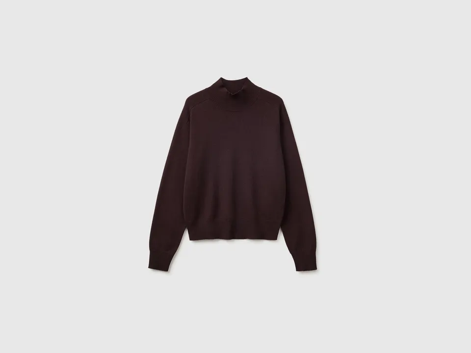United Colors of Benetton Sweaters maglione dolcevita misto cashmere