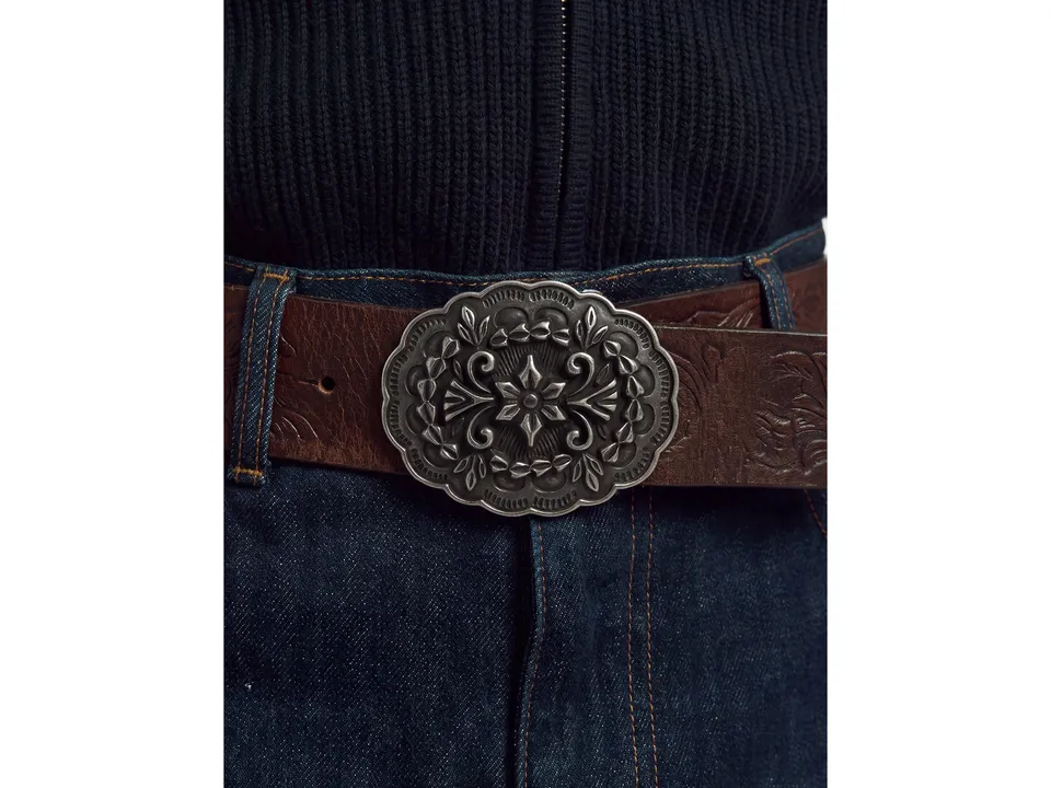 United Colors of Benetton Jean's West Cintura Pelle Rodeo