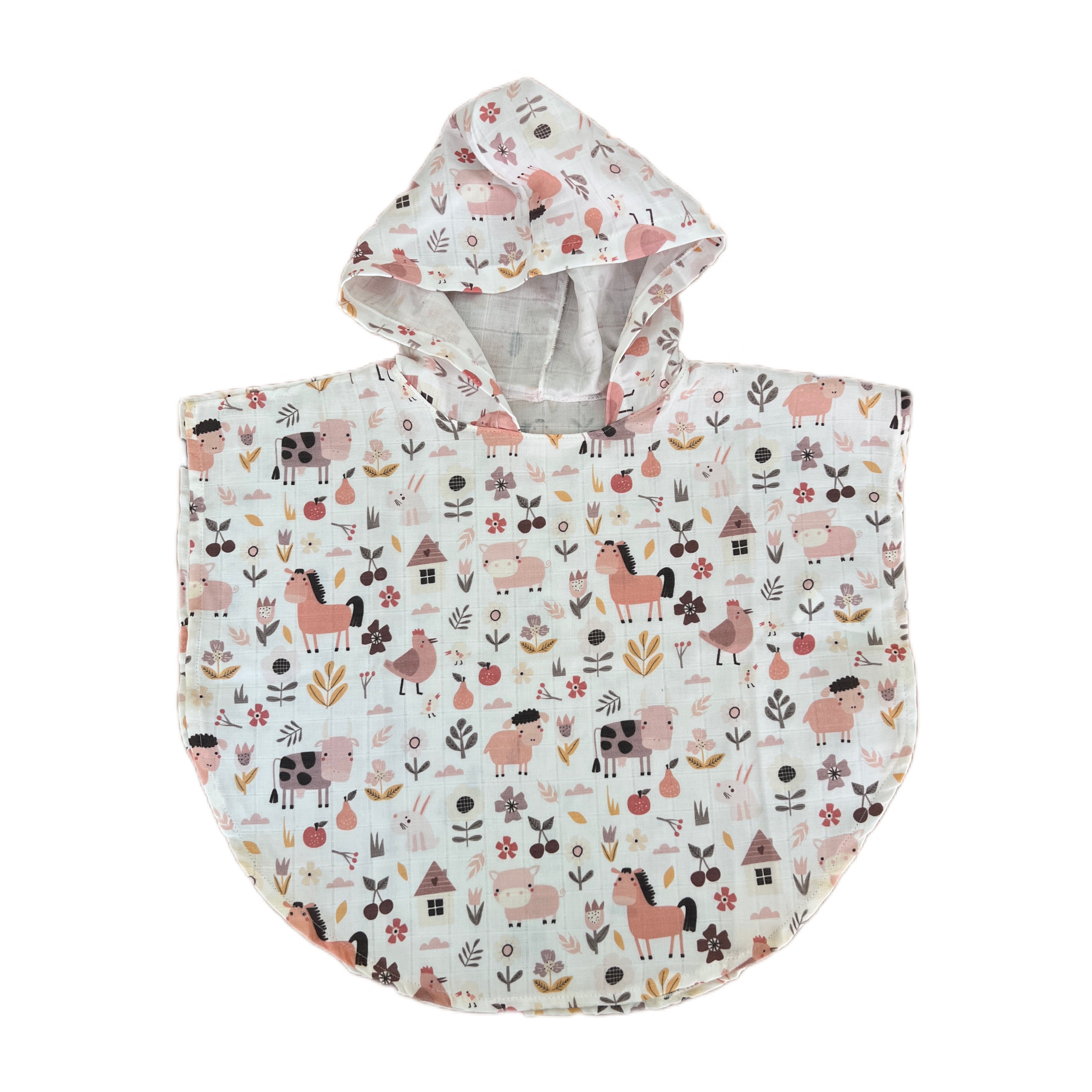 Kocarcia Kokopatik Fattoria poncho mare mussola 0-2 anni