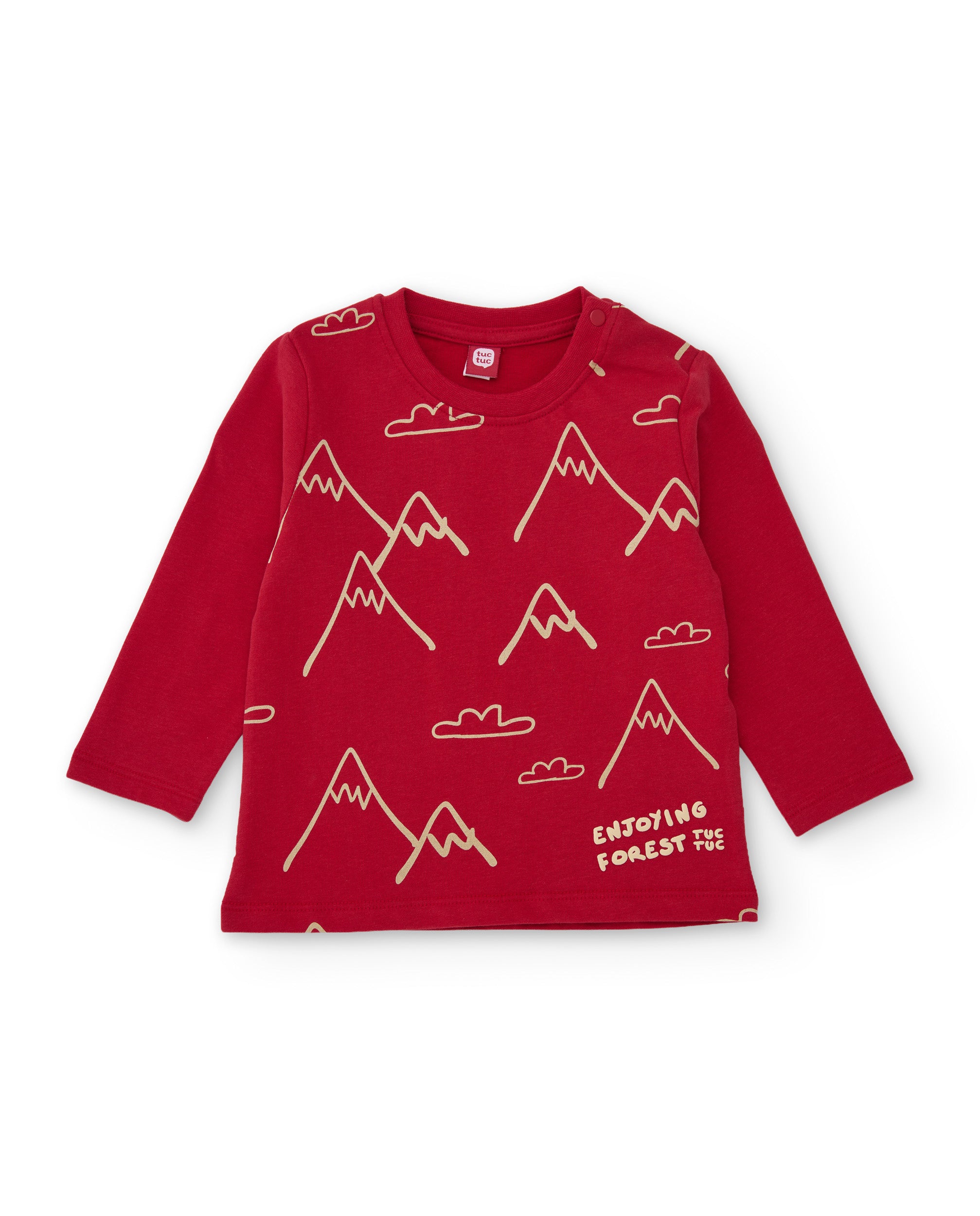 TucTuc Magliette Jersey montagne bambino rosso 4A