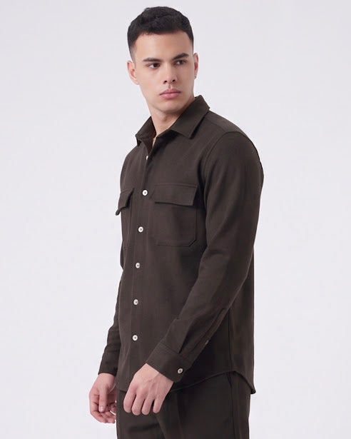 Sottosopra an01935 camicia uomo nero taglia M