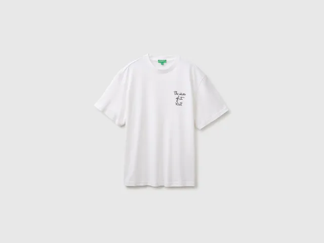 United Colors of Benetton Relaxed fit T-shirt cotone bio taglia M