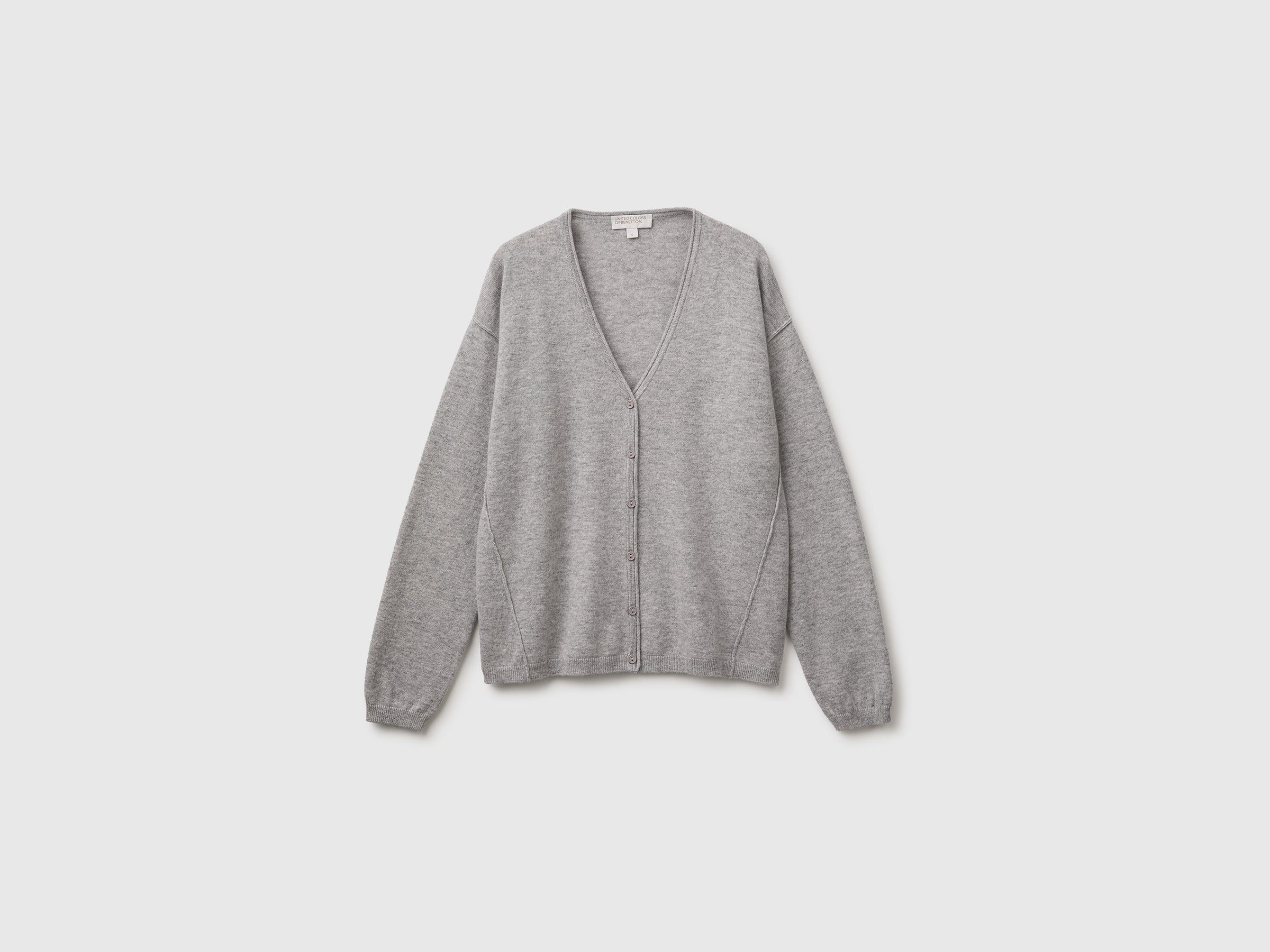 Benetton Cardigan Lana Cashmere Leggero Bottoni Taglia M