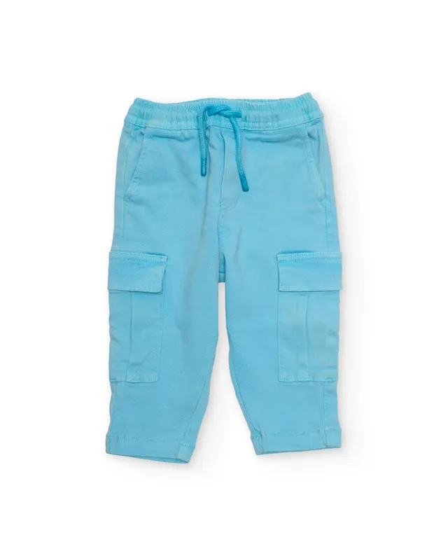 TucTuc Pantaloni Pantalone Bambino Azzurro Cargo