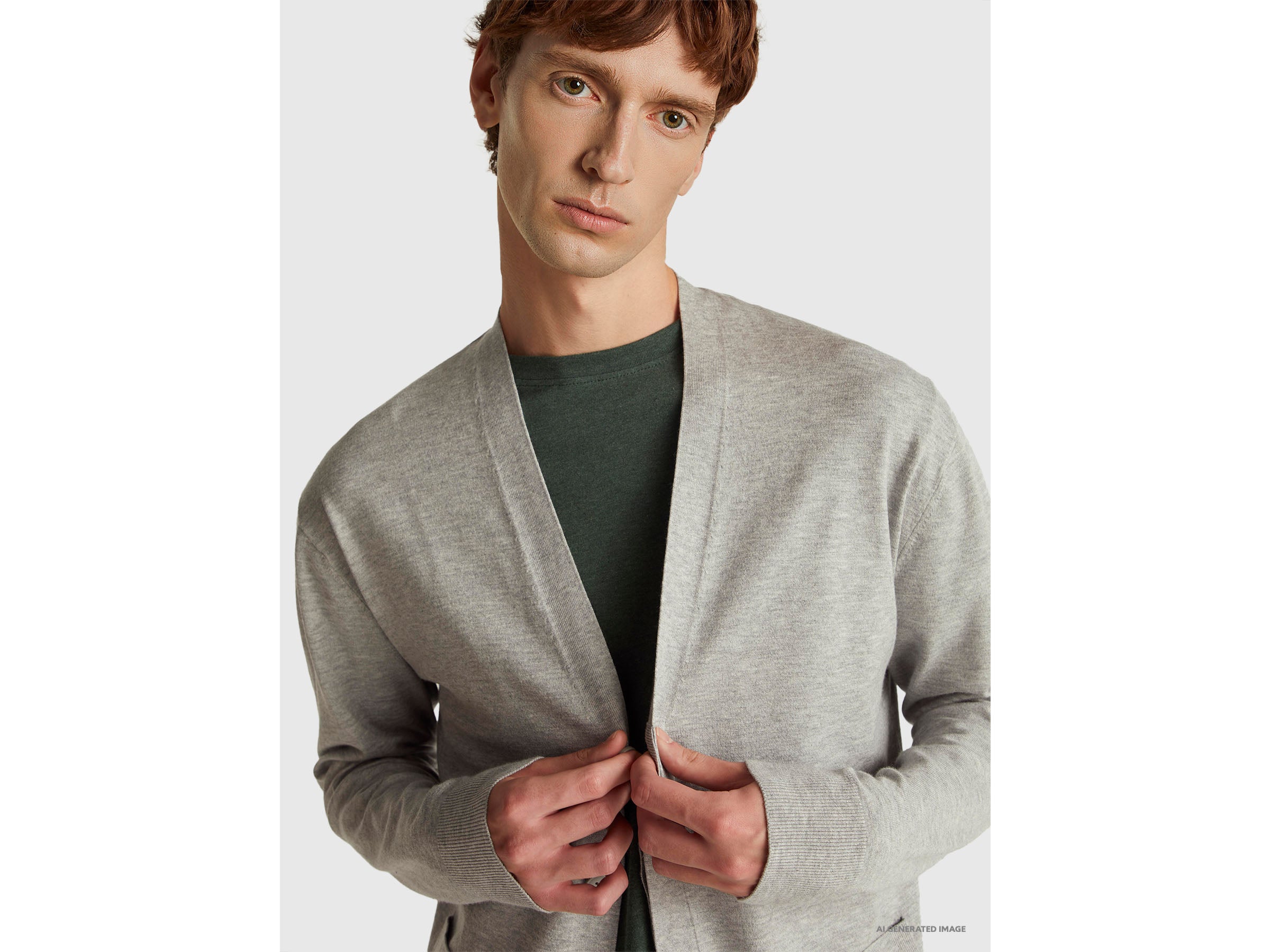 United Colors of Benetton Cardigan Viscosa Scollo V 110XU601I M