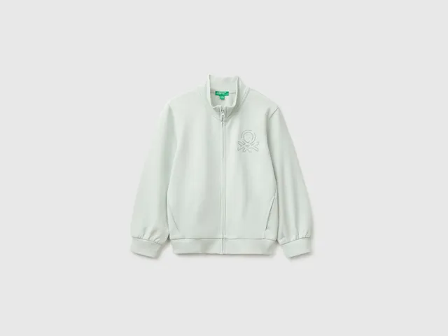 United Colors of Benetton felpa zip cotone bio 104