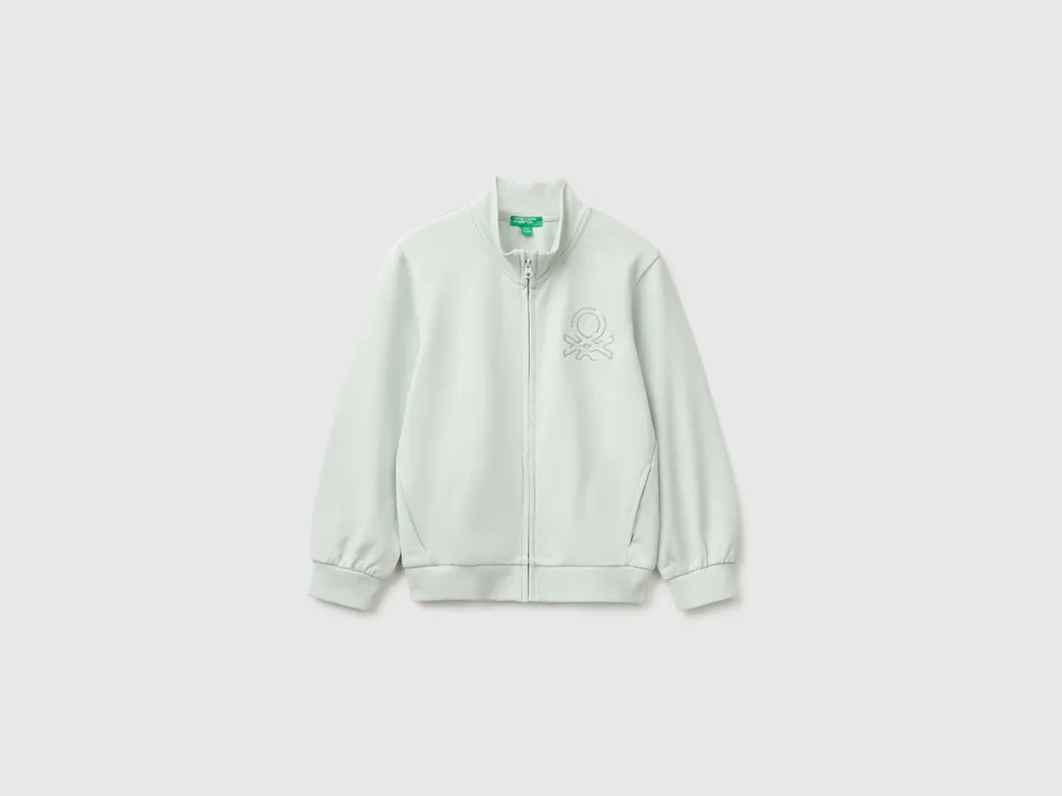 United Colors of Benetton felpa zip cotone bio 104