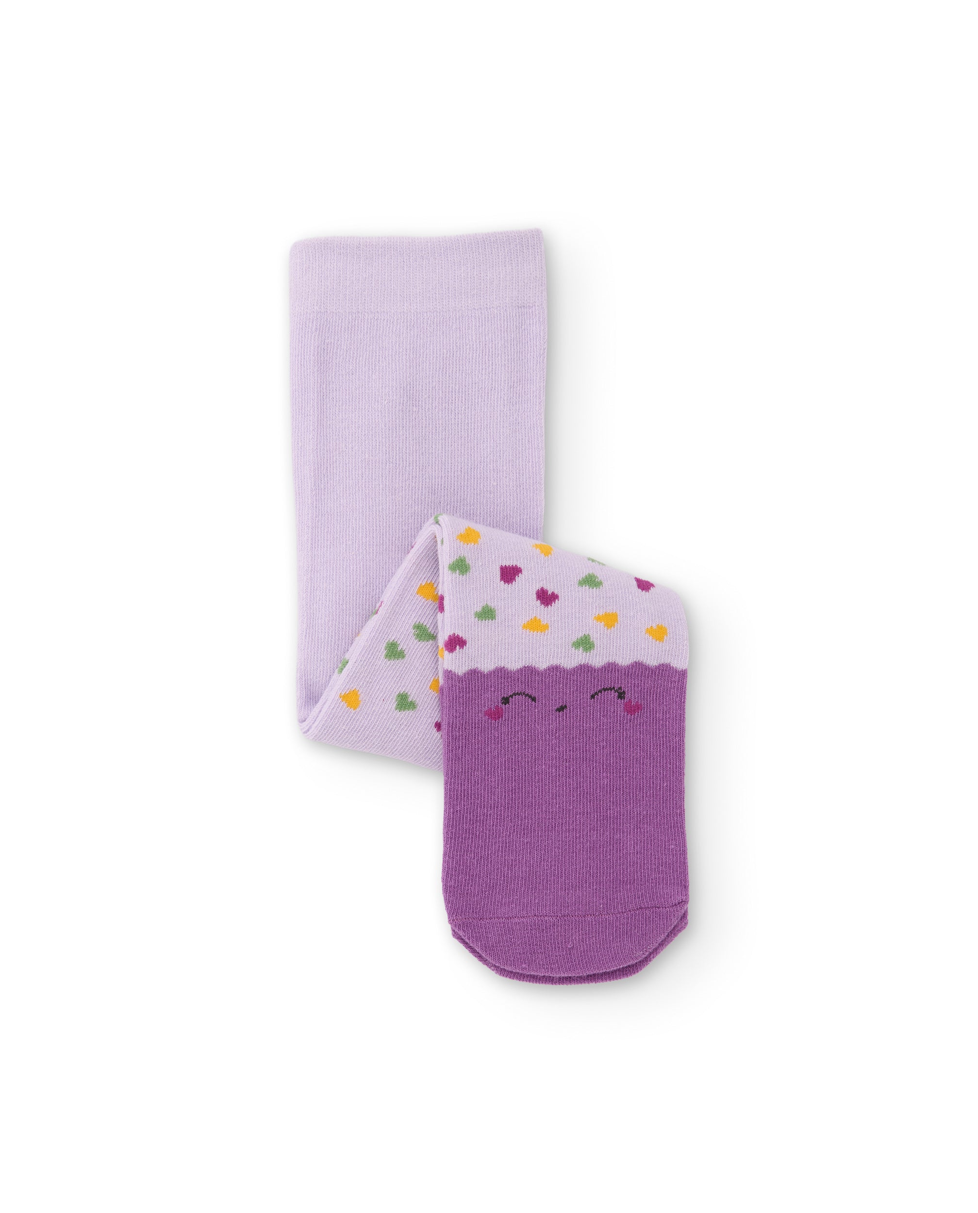 TucTuc Accessori collant neonata cuori lilla