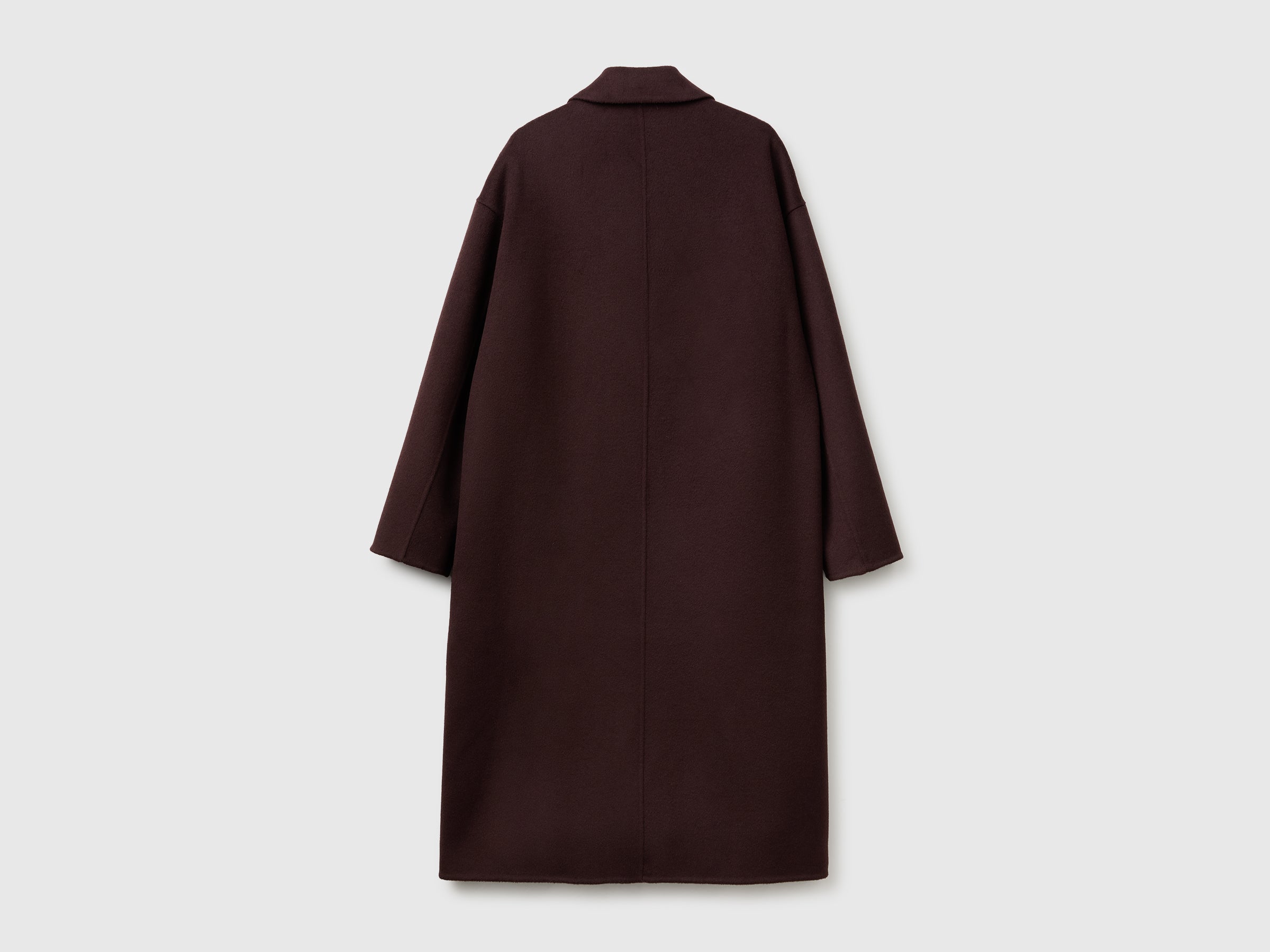 United Colors of Benetton Cappotto Lungo Doppiopetto Misto Lana