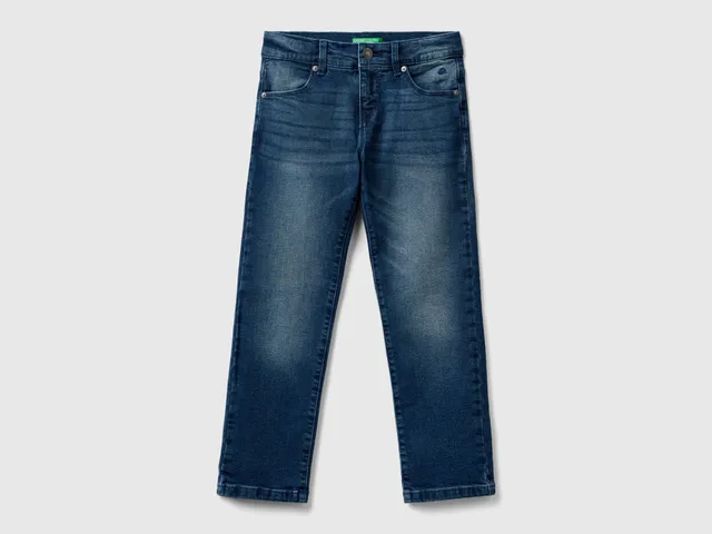 United Colors of Benetton Jeans Pantaloni Slim Fit Cotone Riciclato