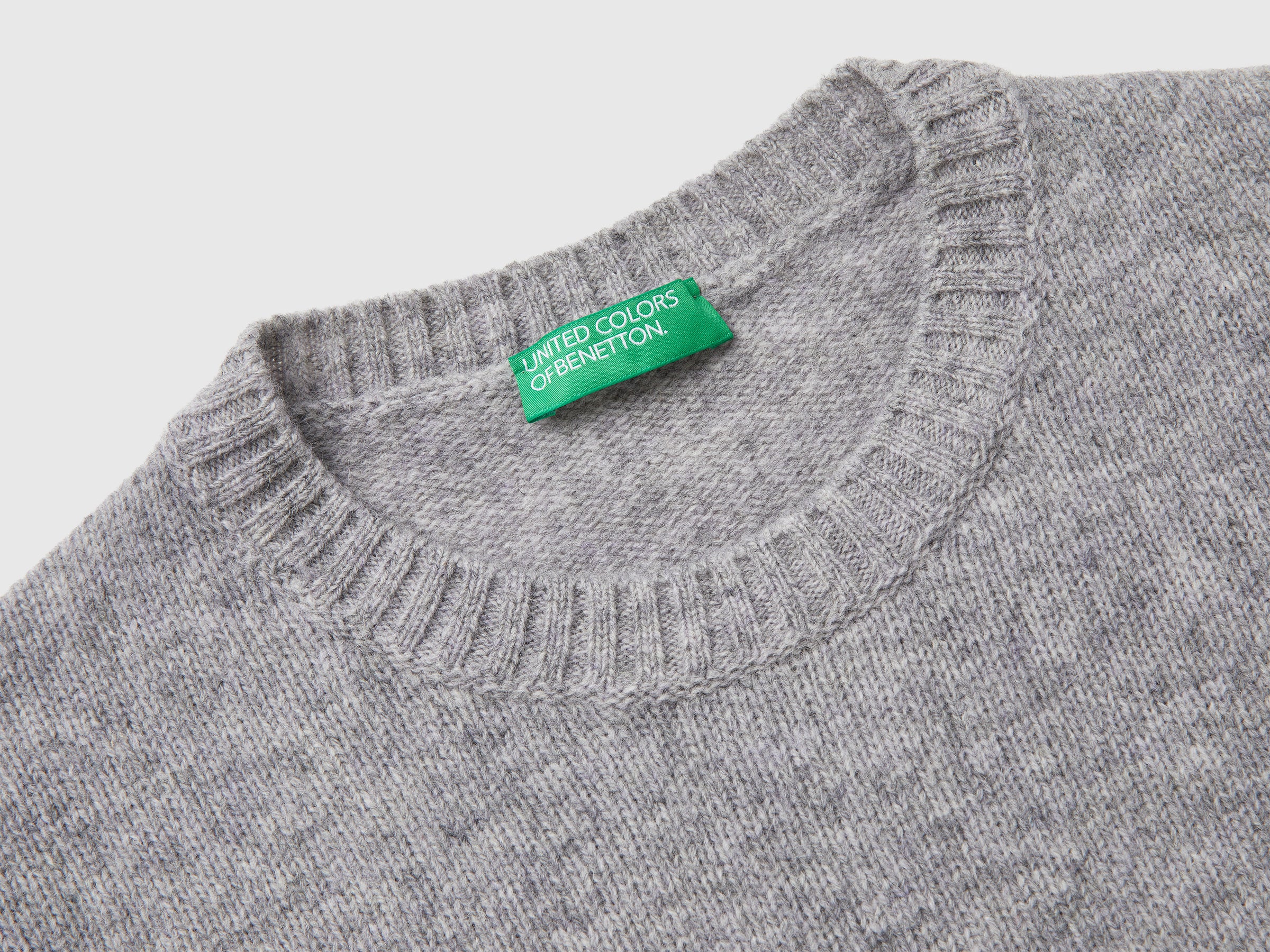 United Colors of Benetton Maglione Lana Shetland Woolmark