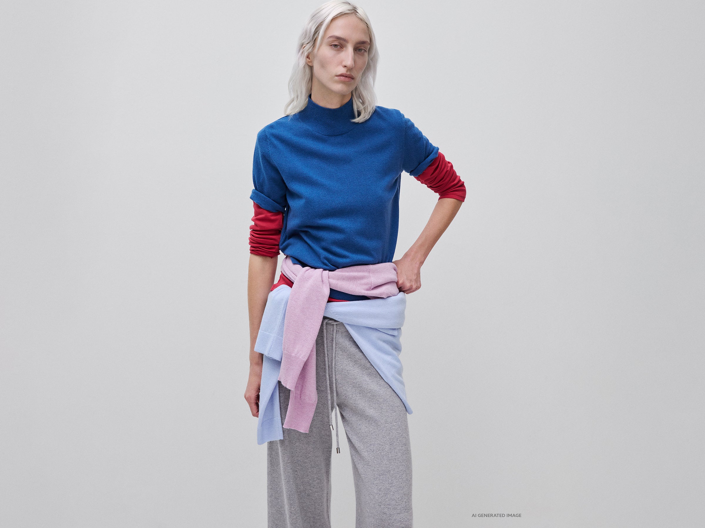 United Colors of Benetton Sweaters maglione dolcevita maniche corte taglia M lana