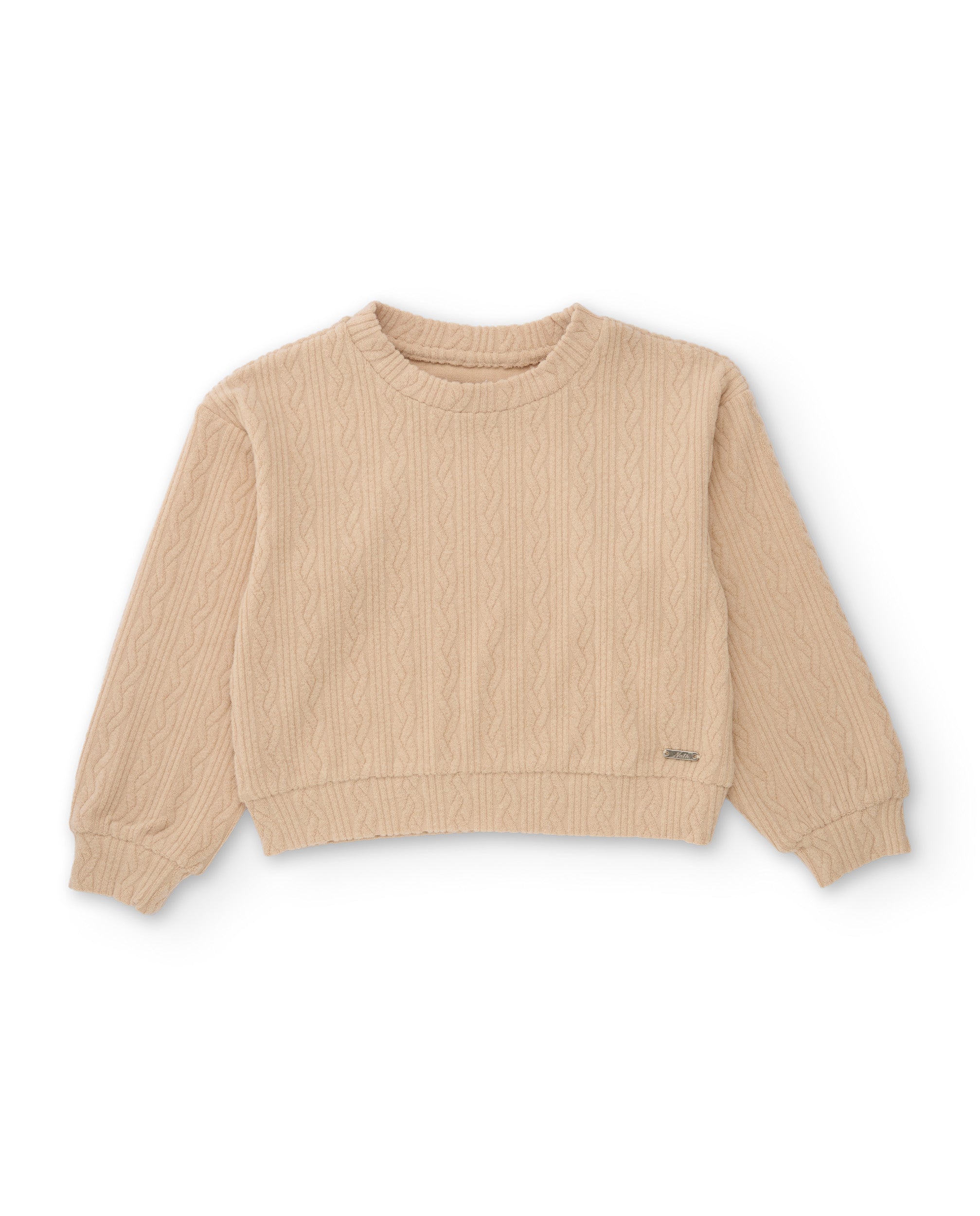 TucTuc Maglioni maglione bambina beige taglio ampio