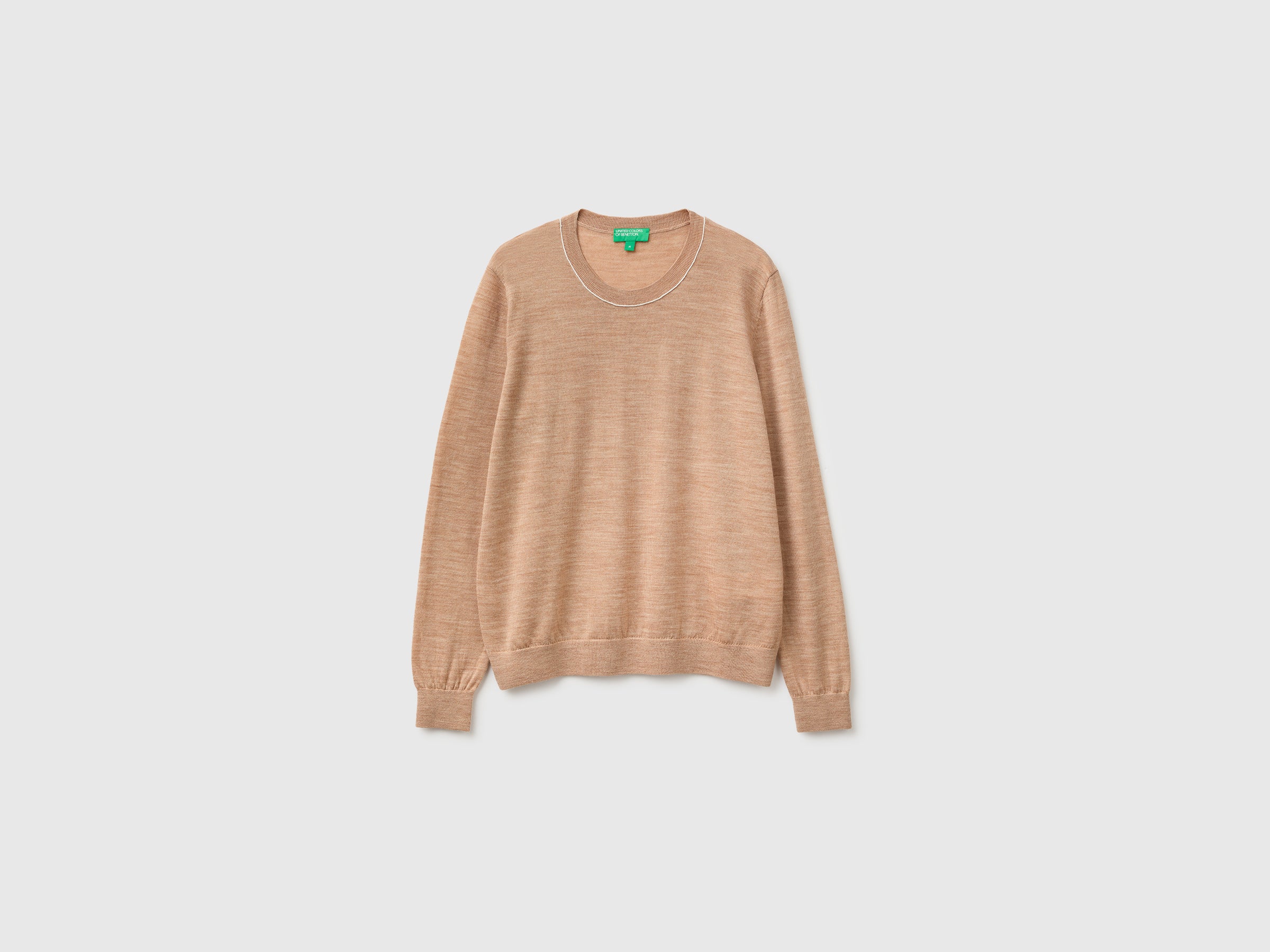 United Colors of Benetton maglione lana merino girocollo