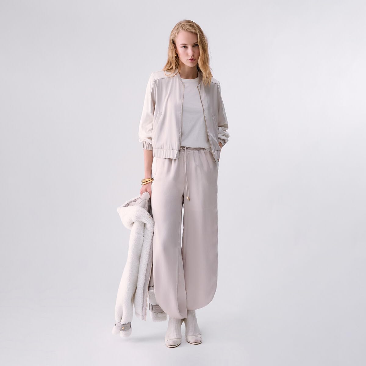 Liu Jo Giacche Giacca Raso Stretch L con Zip