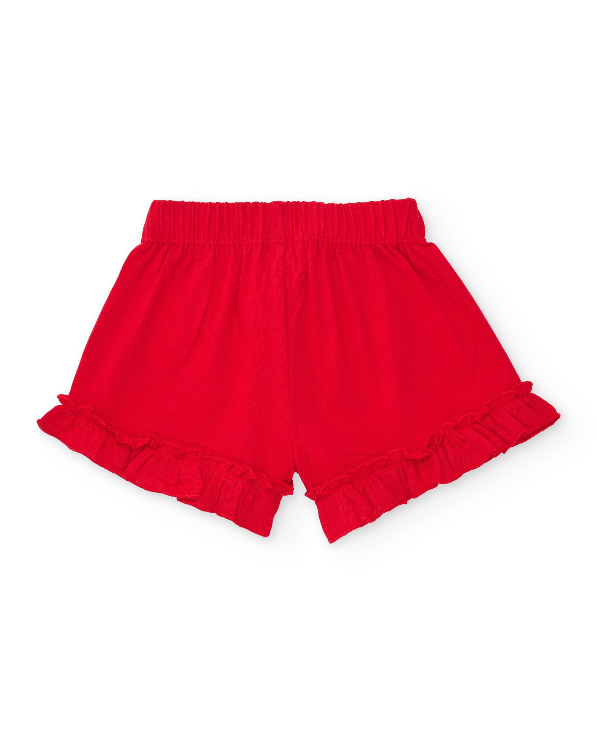 TucTuc Completi Completo bambina nero fragola shorts rossi