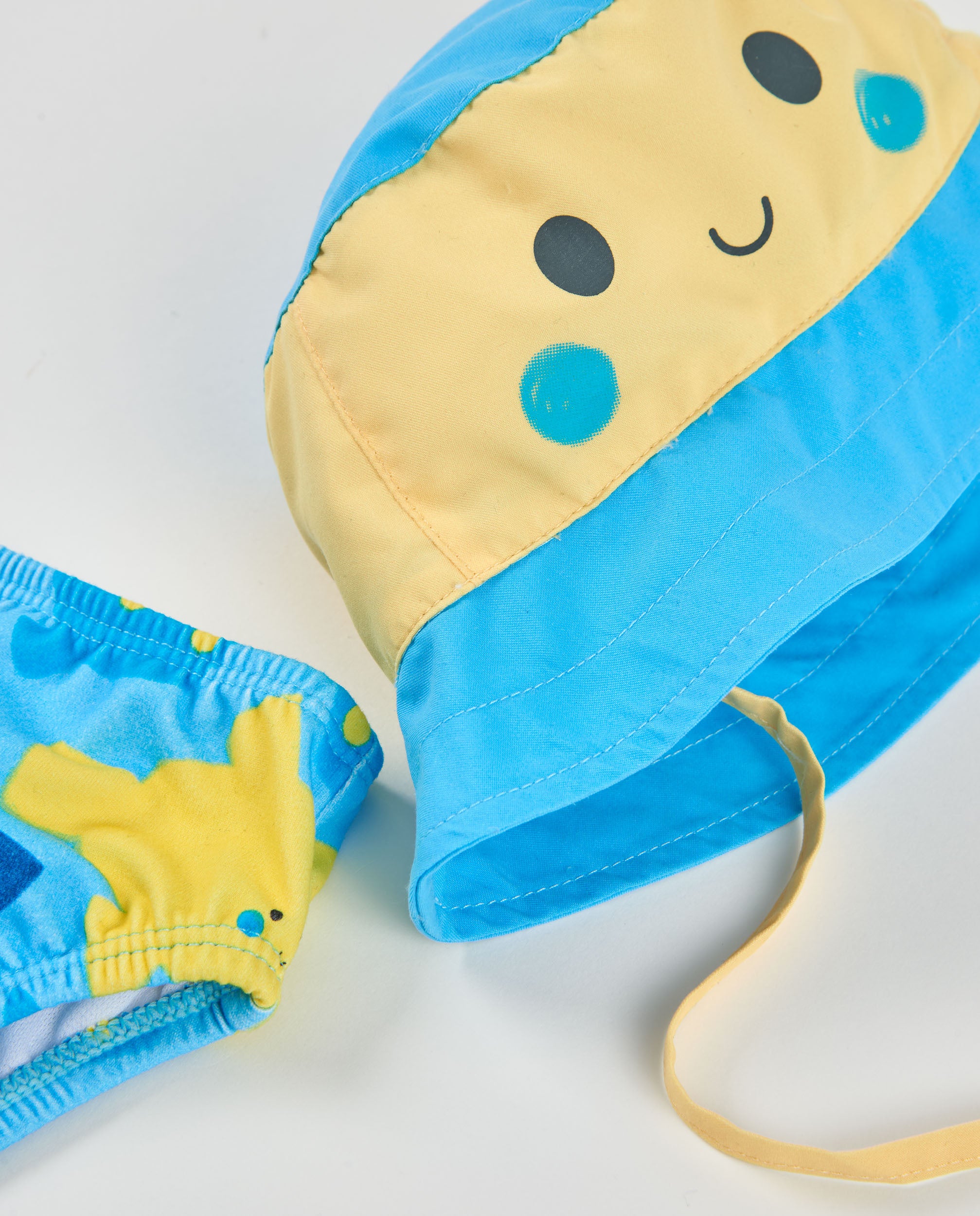 TucTuc Costumi Da Bagno completino neonato blu UPF 50+