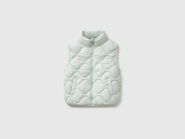 United Colors of Benetton gilet imbottito nylon Rain Defender L