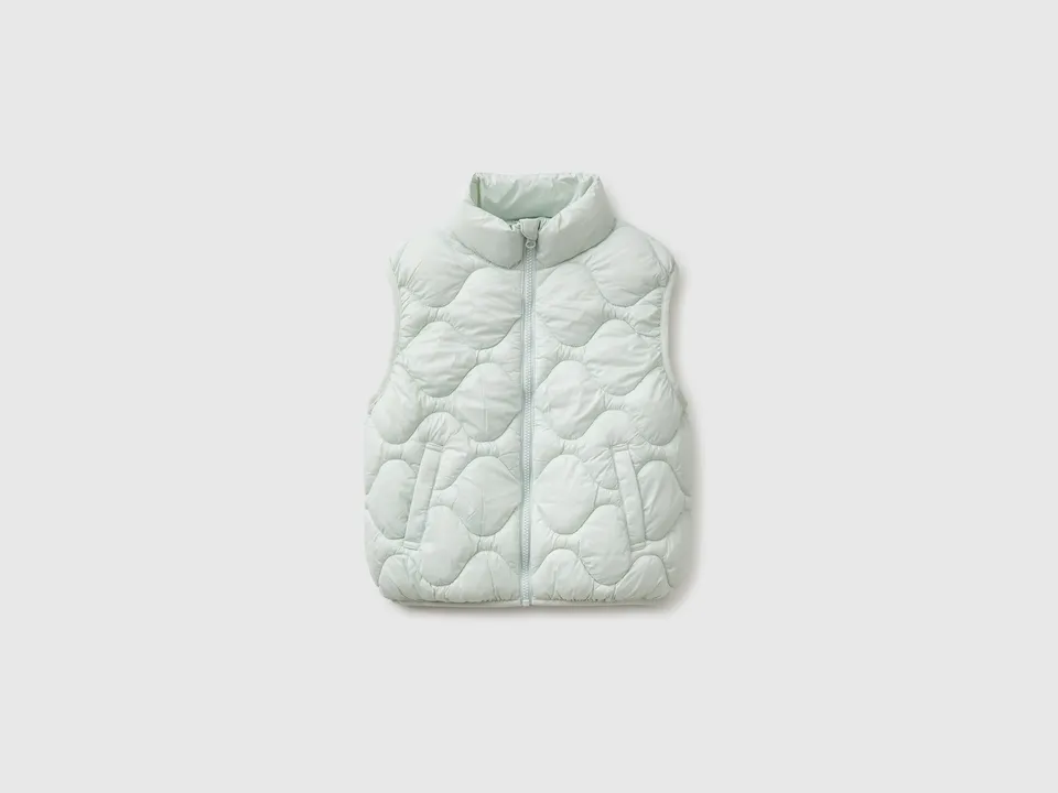 United Colors of Benetton gilet imbottito nylon Rain Defender L