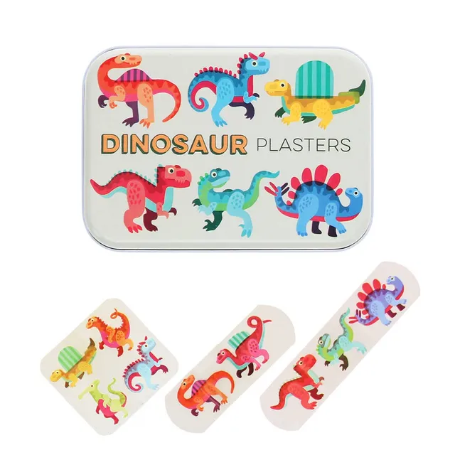 Rex London Cerotti Dinosauri cerotti 30 pezzi scatola metallo