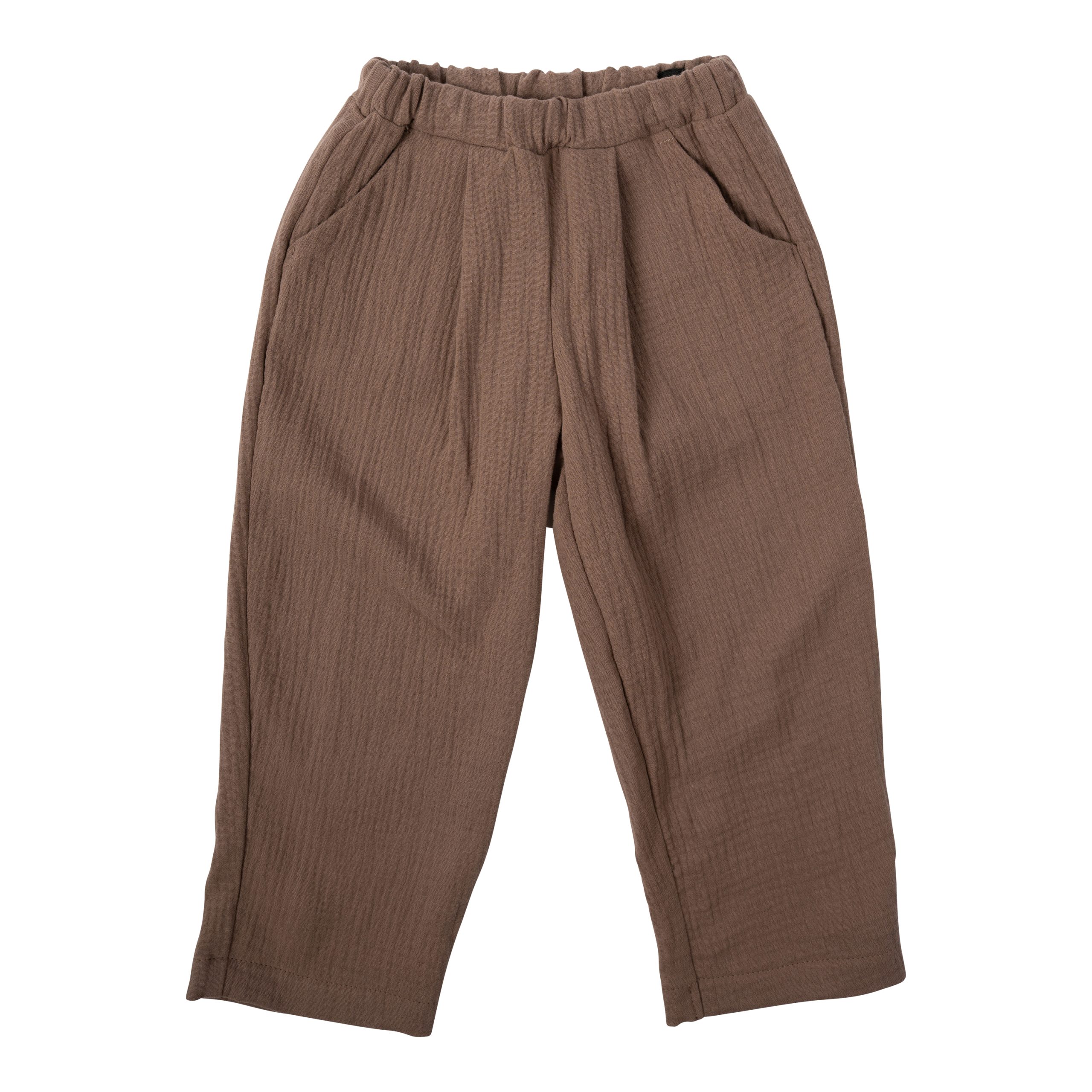 Woolly Organic SS26 Pantaloni Bimbo Mussola Cotone Bio